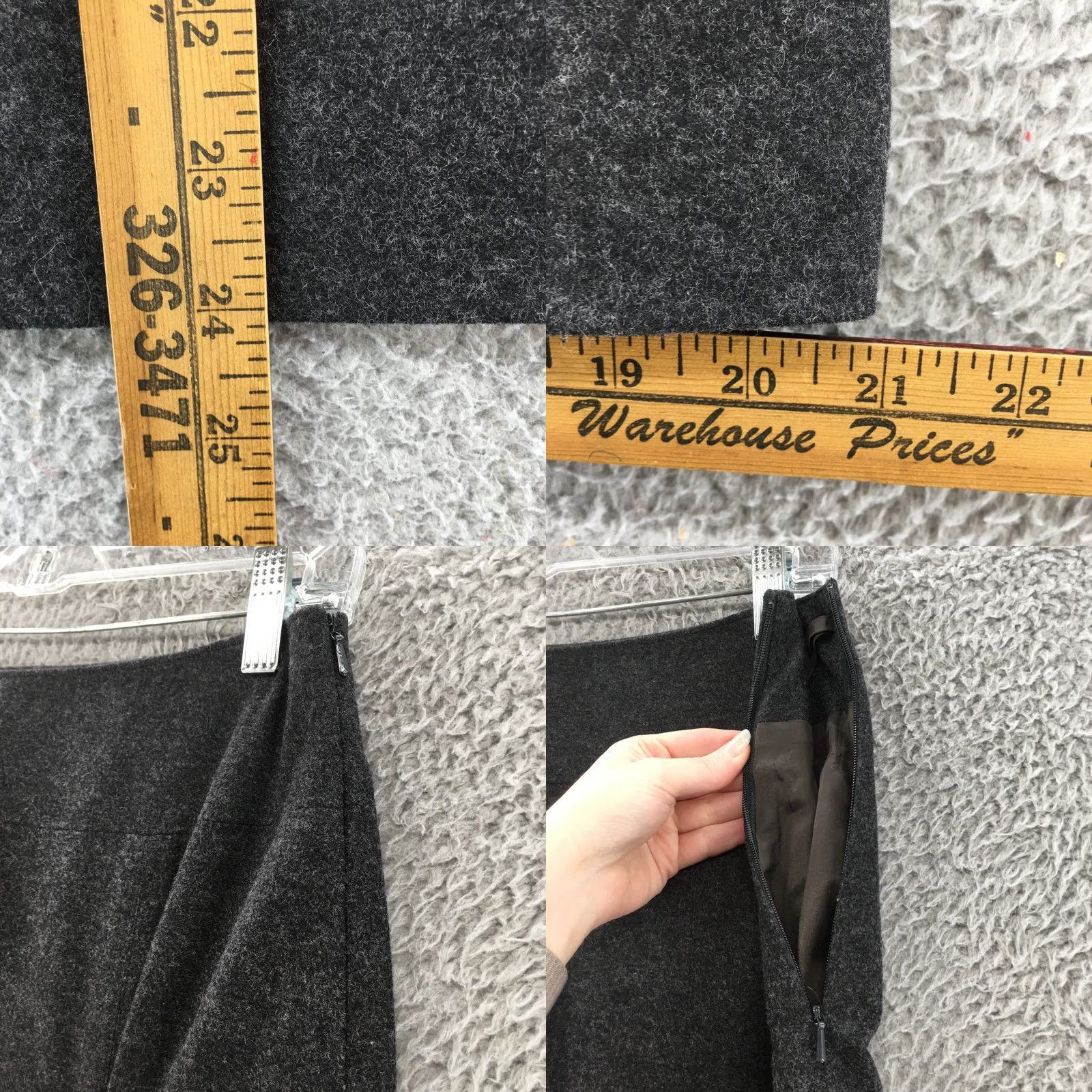 Banana Republic Banana Republic A-Line Wool Skirt Womens 8 Pleated Double Lined Side Zip Casual Size 30" / US 8 / IT 44 - 8 Thumbnail