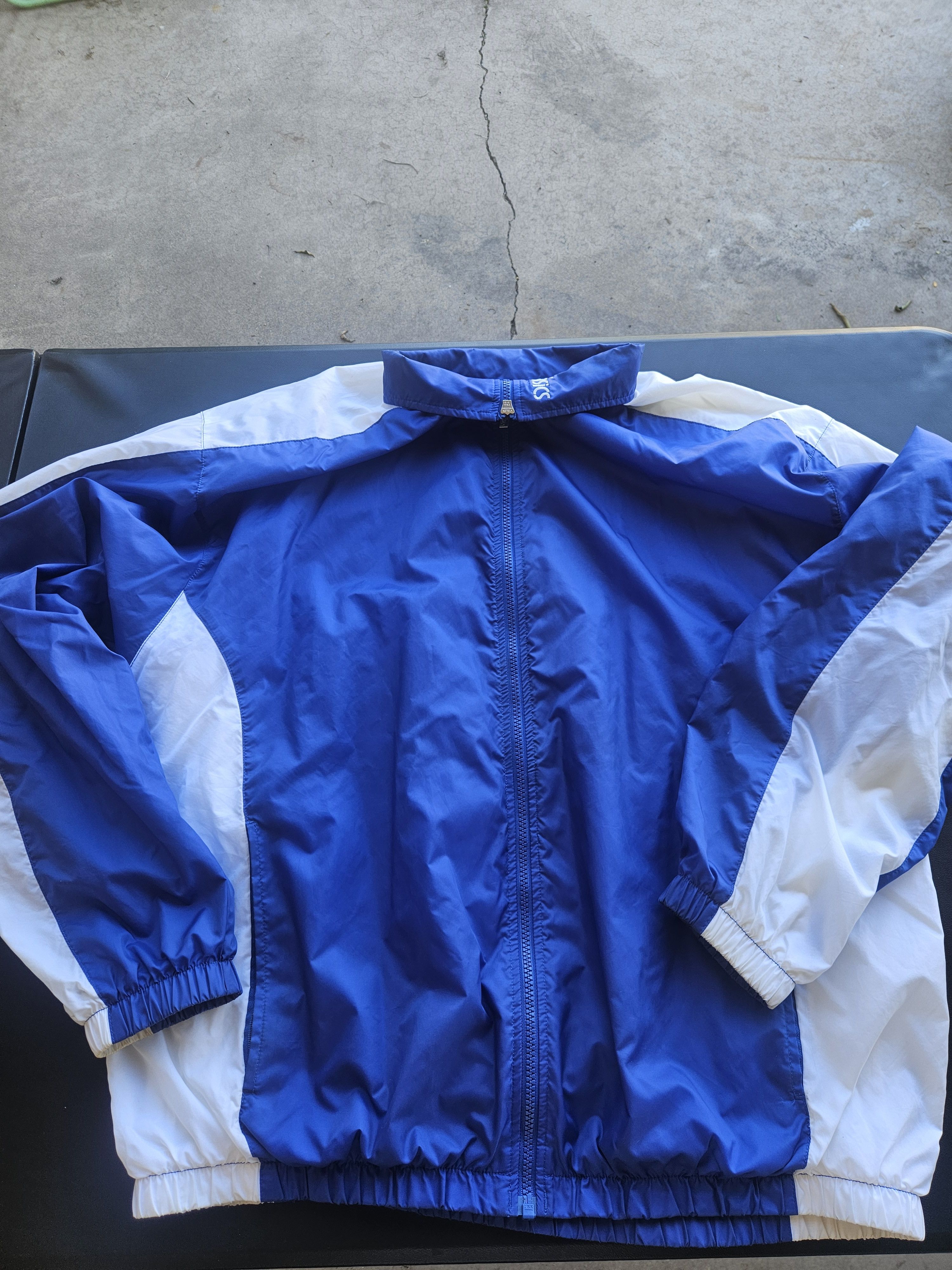 Asics Asics Full Zip-Up Vintage Windbreaker Size US XL / EU 56 / 4 - 1 Thumbnail