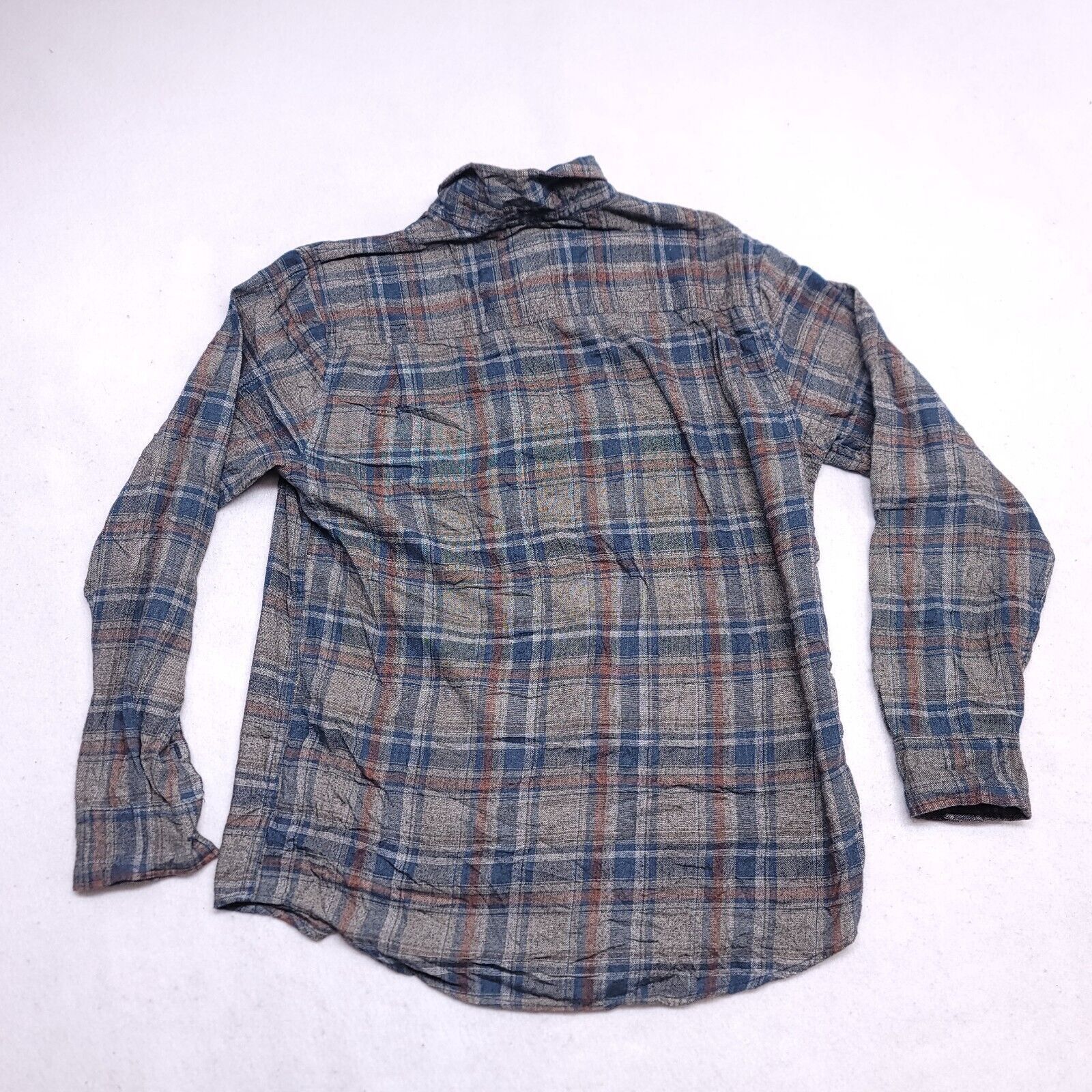 Weatherproof Weatherproof Madras Flannel Shirt Mens Size Medium M Brown Size US M / EU 48-50 / 2 - 10 Thumbnail