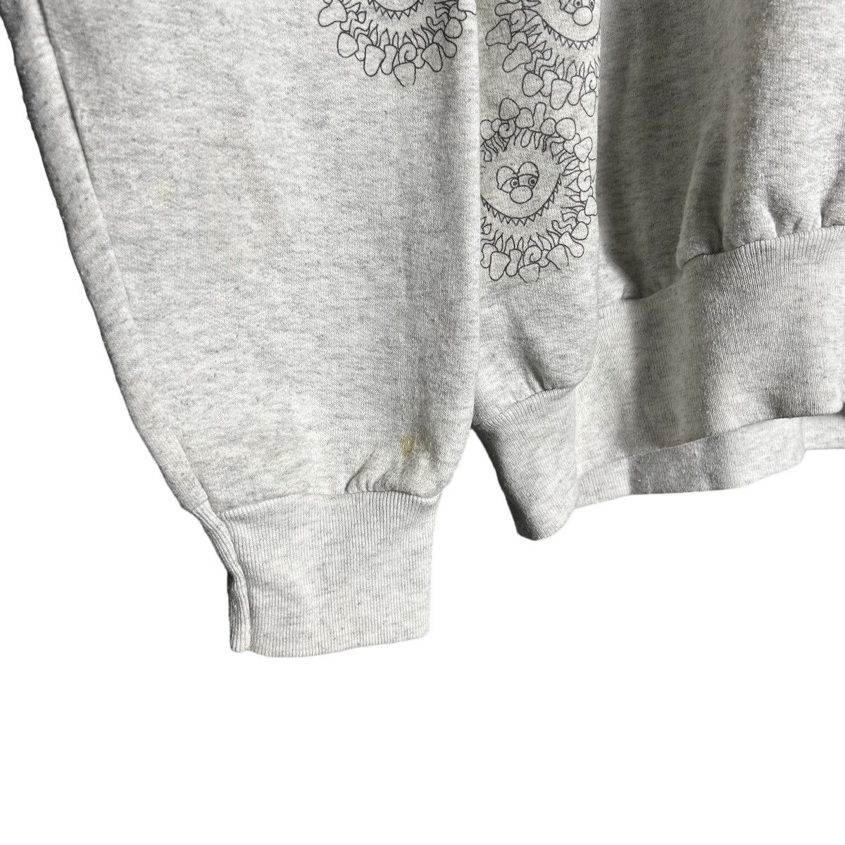 Vintage Rare Vintage 90s Marijuana Magic Mushrooms Art Sweatshirt Size US XL / EU 56 / 4 - 7 Thumbnail