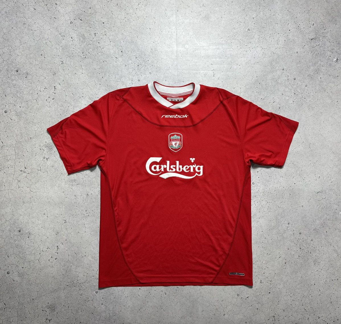 Reebok Reebok FC Liverpool 2002/2004 Vintage Soccer Jersey Shirt Size US XL / EU 56 / 4 - 1 Thumbnail