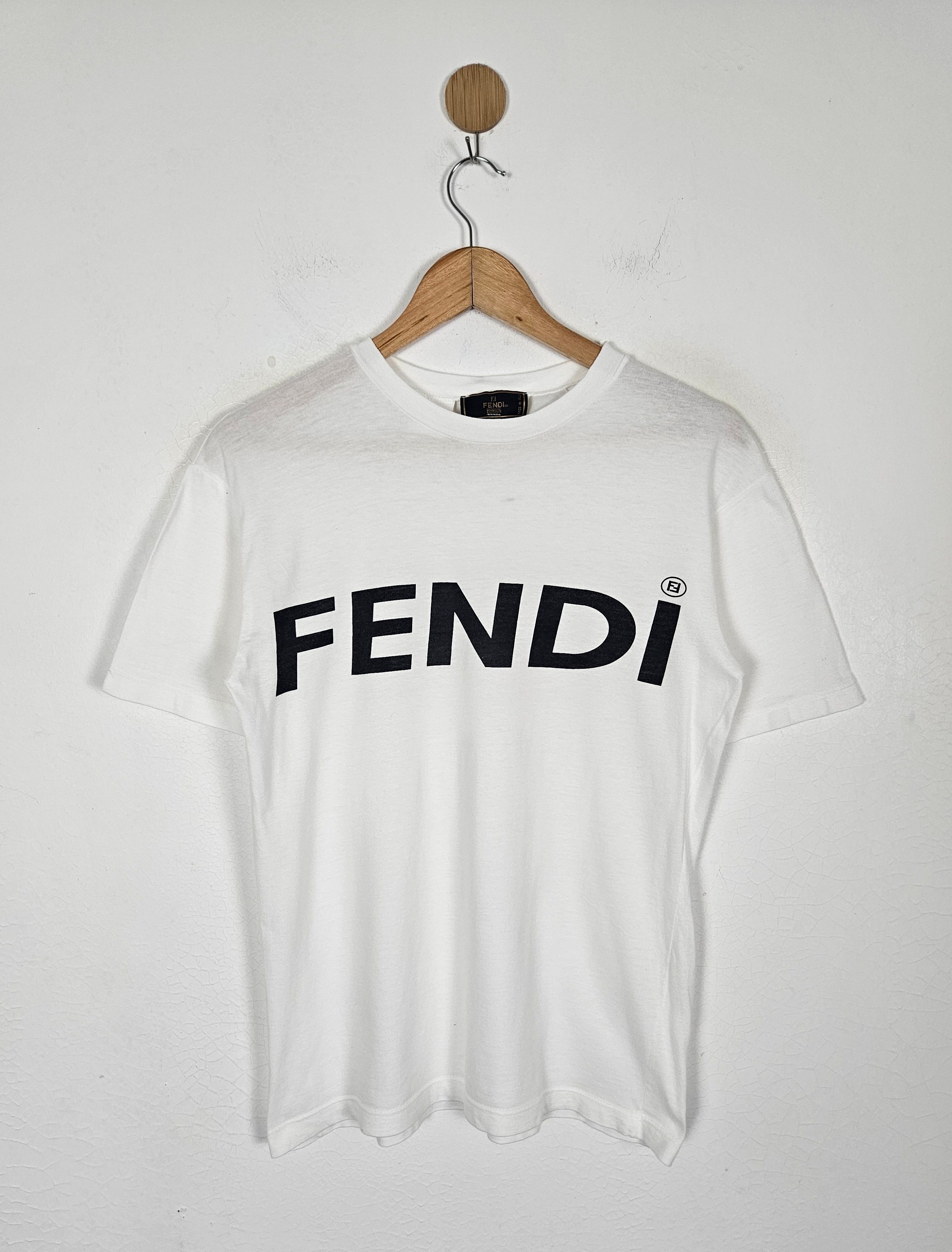 Fendi Vintage Fendi wording italy shirt Size US M / EU 48-50 / 2 - 1 Thumbnail