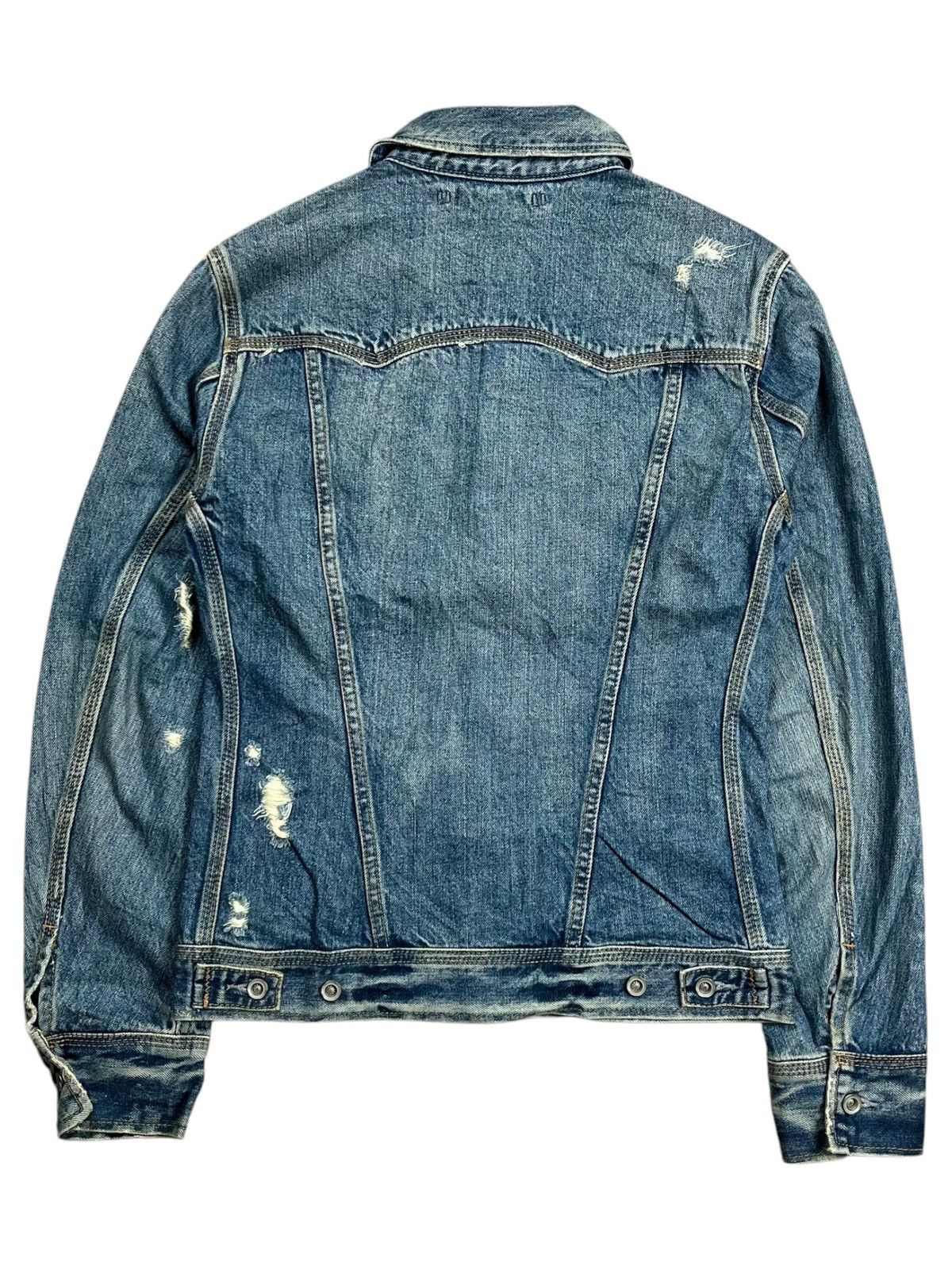 If Six Was Nine 2000s GOA - Apocalypse Style Crash Denim Jacket Size US M / EU 48-50 / 2 - 3 Thumbnail