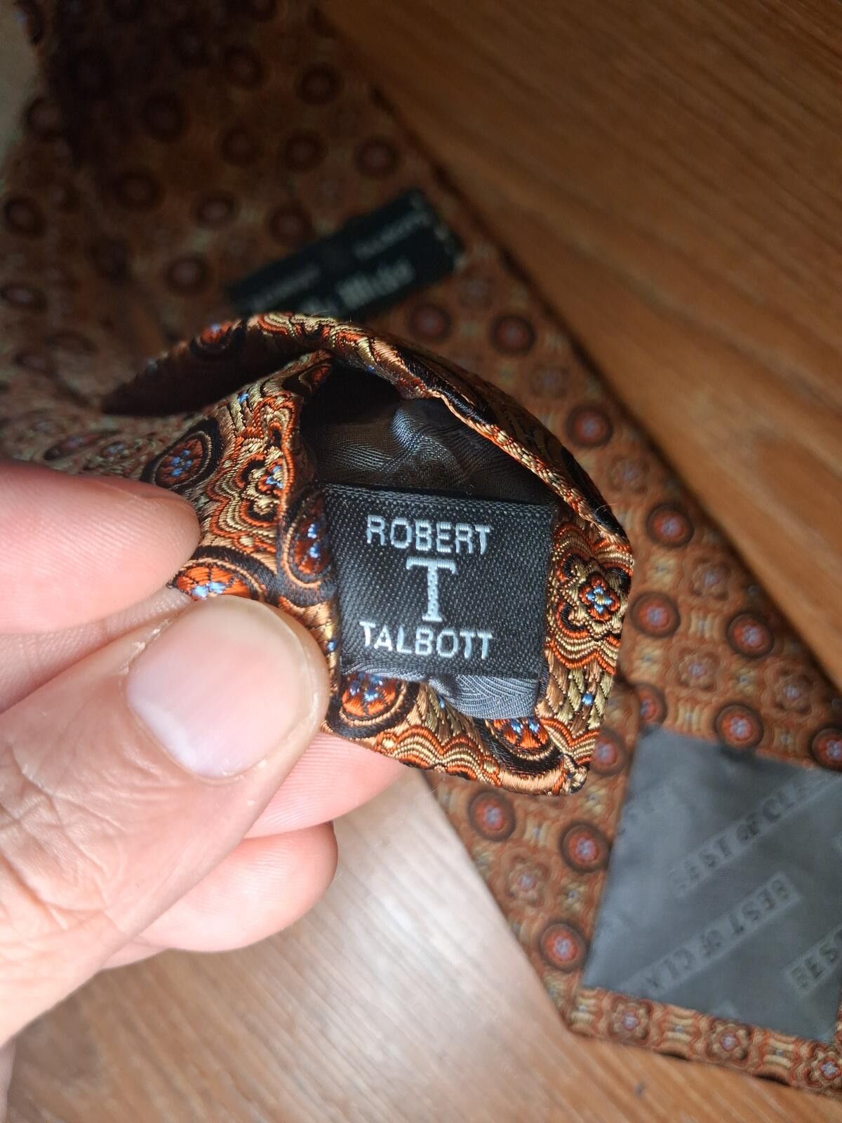 Robert Talbott Robert Talbott Best of Class Silk Tie Gold Floral Long Wide Size ONE SIZE - 3 Thumbnail