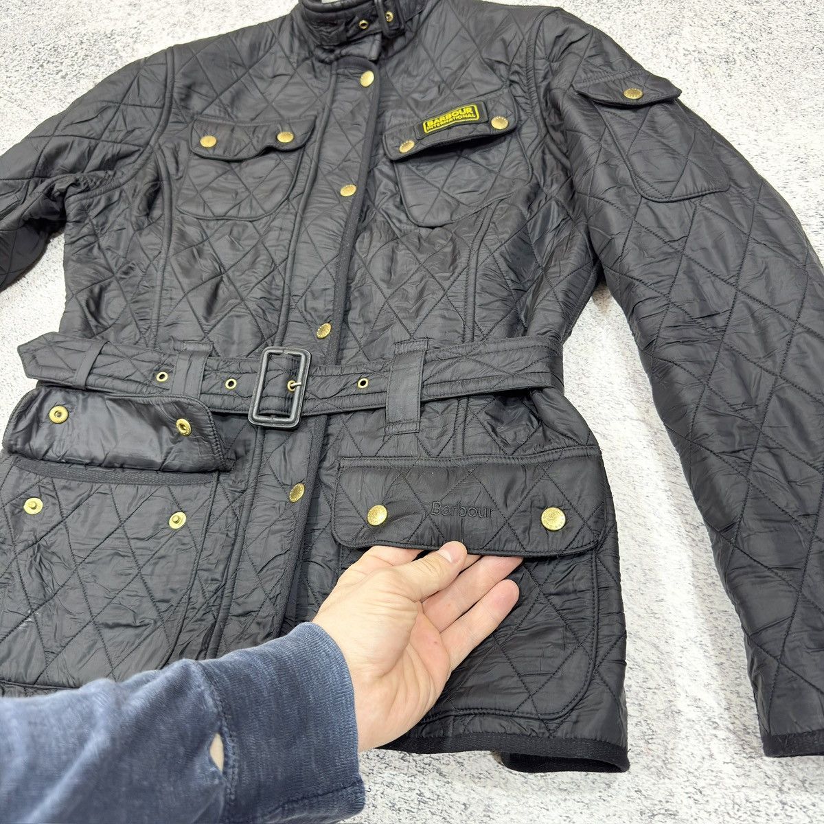 Barbour × Designer Barbour International Quilted Jacket M size 38 US8 Size M / US 6-8 / IT 42-44 - 6 Thumbnail