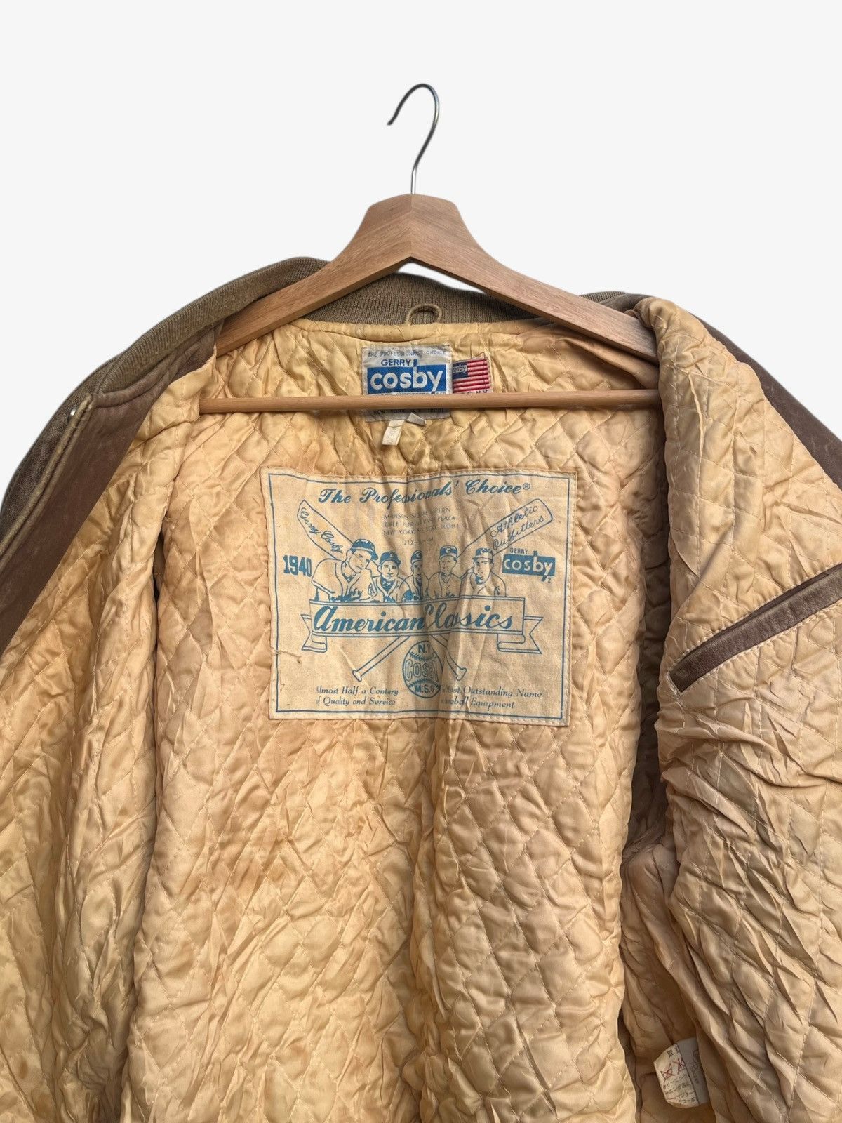 Genuine Leather Vintage Iconic Gerry Cosby New York Leather Stadium Jacket Size US XS / EU 42 / 0 - 7 Thumbnail