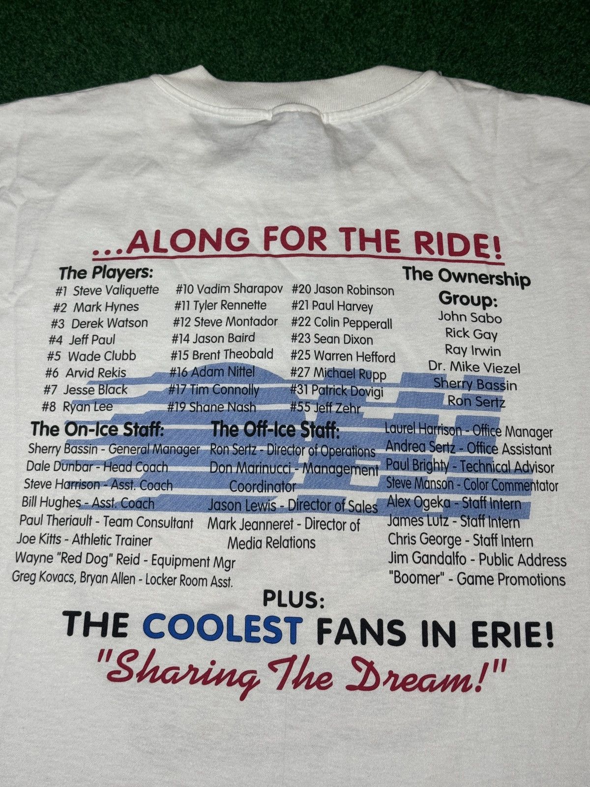 Vintage Erie Otters Ontario Hockey League Vintage 90s XL T Shirt Size US XL / EU 56 / 4 - 5 Thumbnail