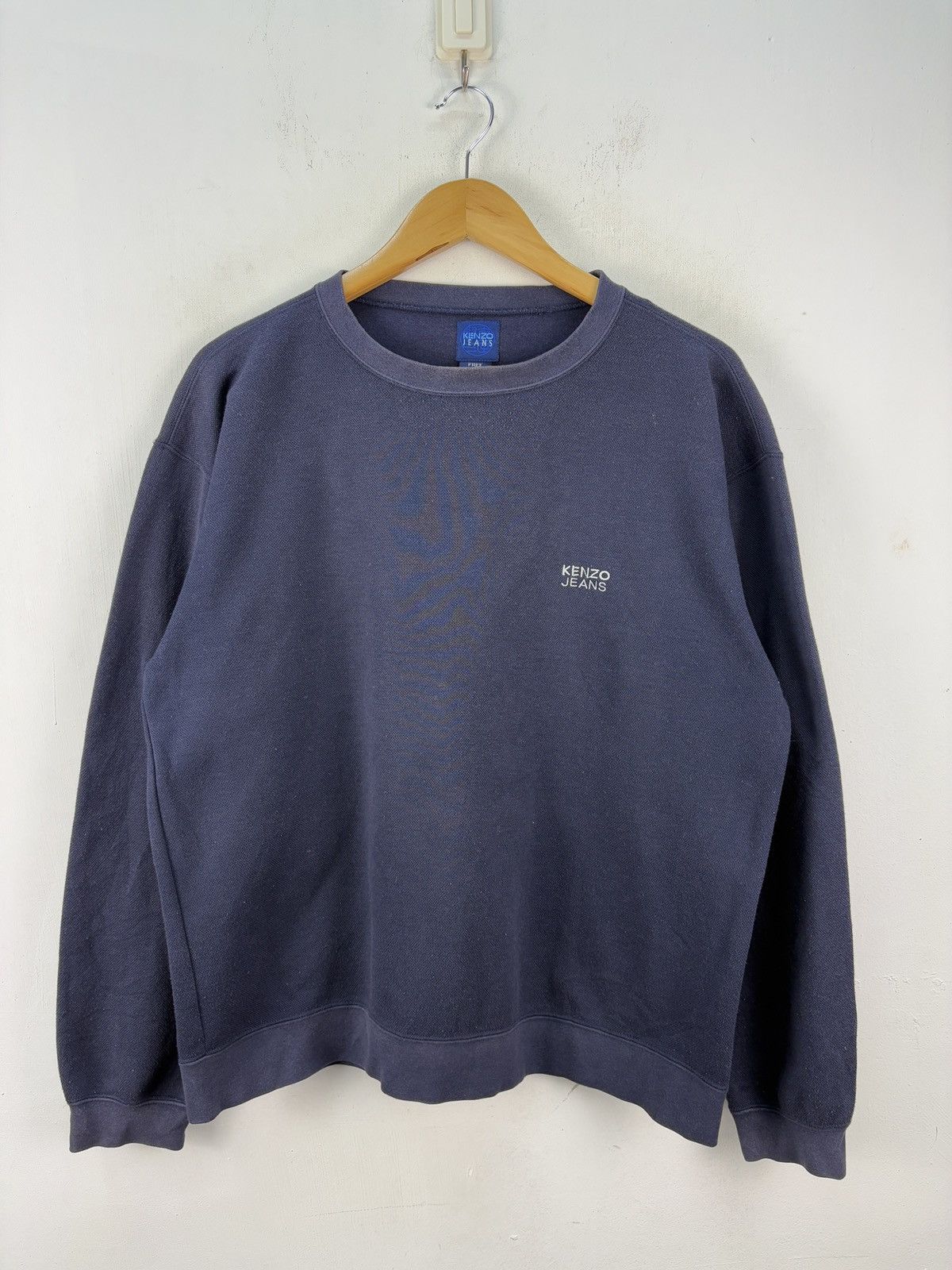 Kenzo × Vintage Vintage Kenzo Jeans Sweatshirt Sweater Baggy Size US L / EU 52-54 / 3 - 2 Thumbnail