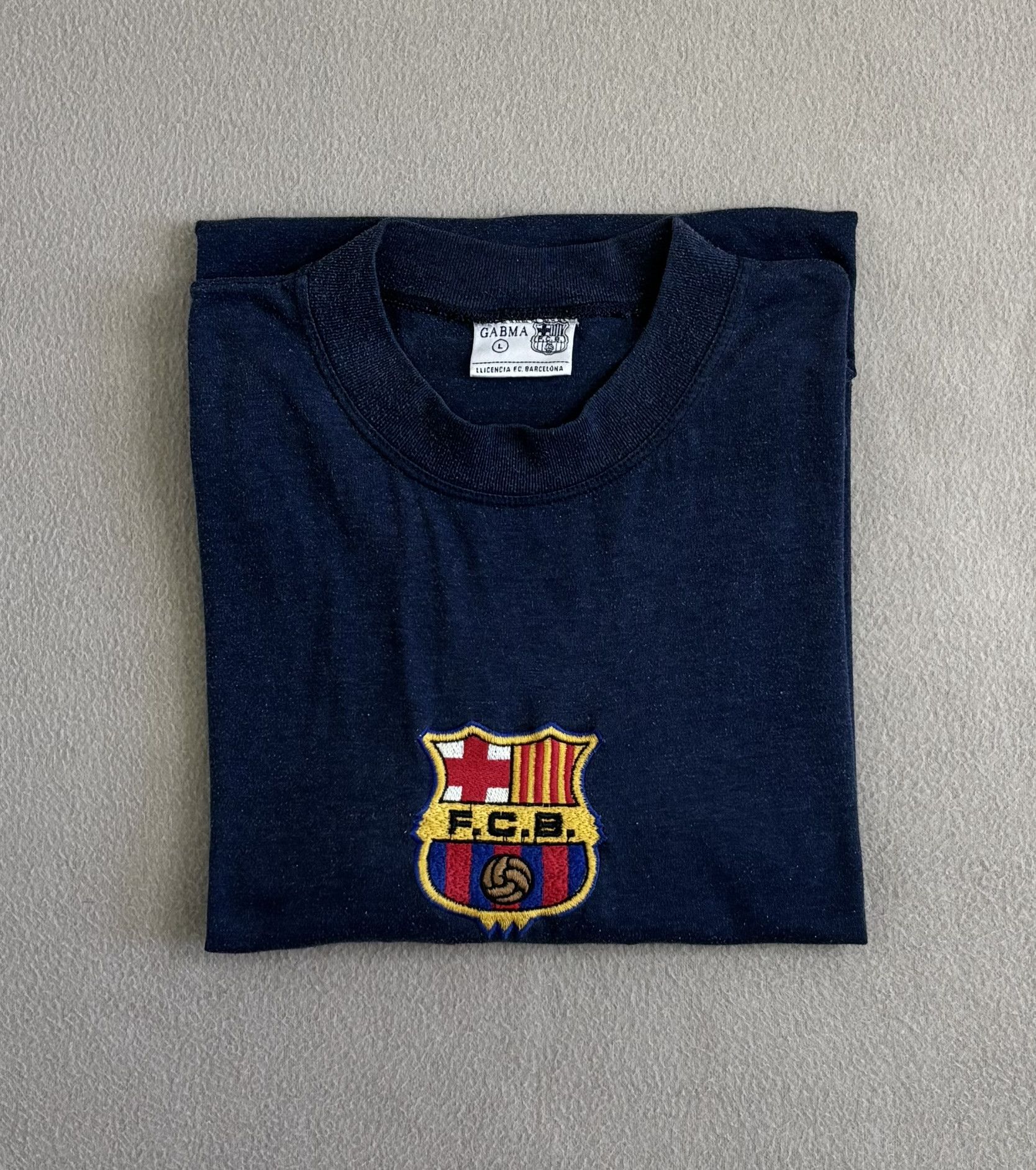Vintage FC Barcelona Gabma vintage T-shirt large Size US L / EU 52-54 / 3 - 13 Thumbnail