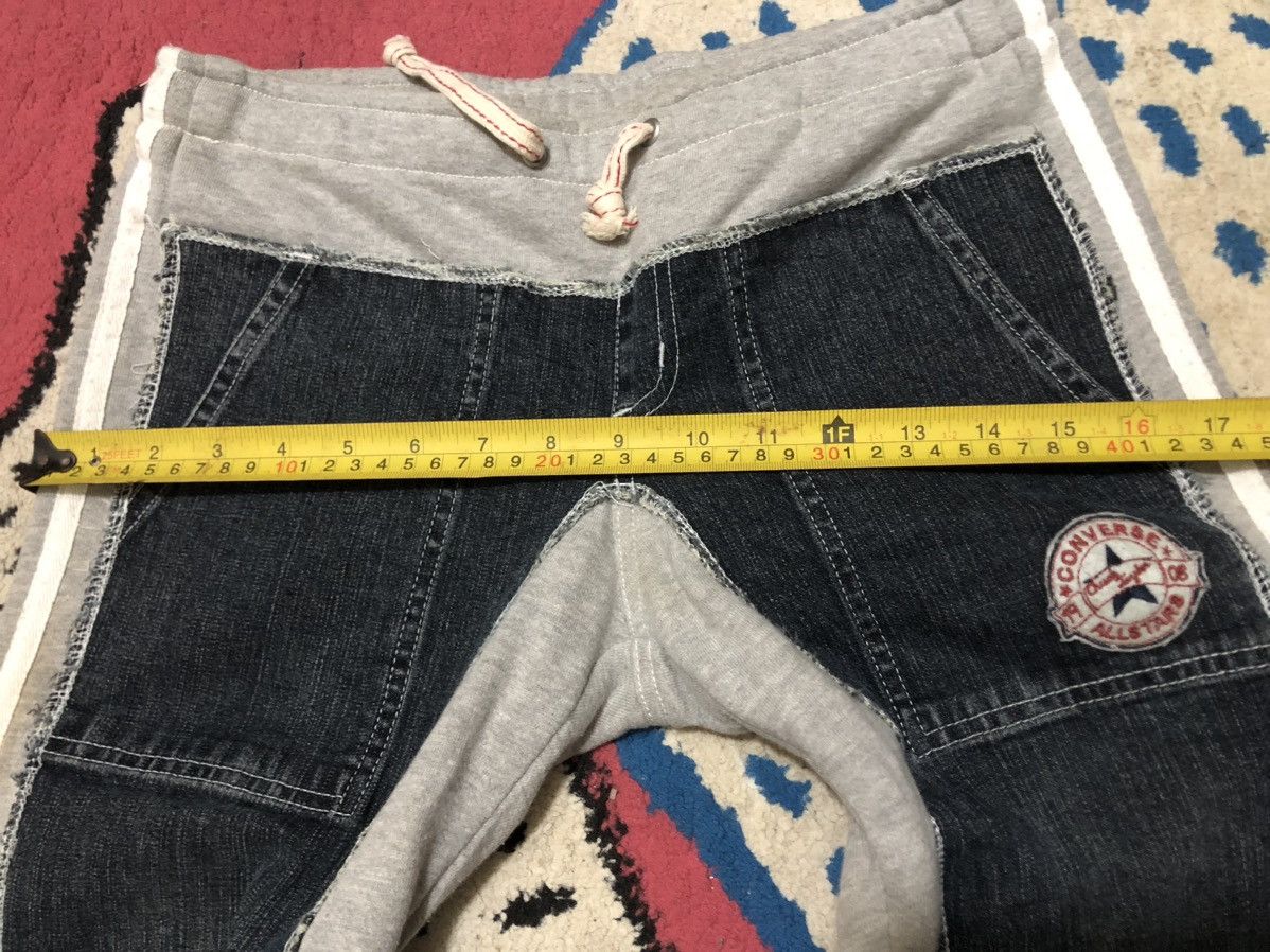 Converse Super RARE !!!Vintage 90s Converse hybrid pants jogger+denim Size 29" - 12 Thumbnail