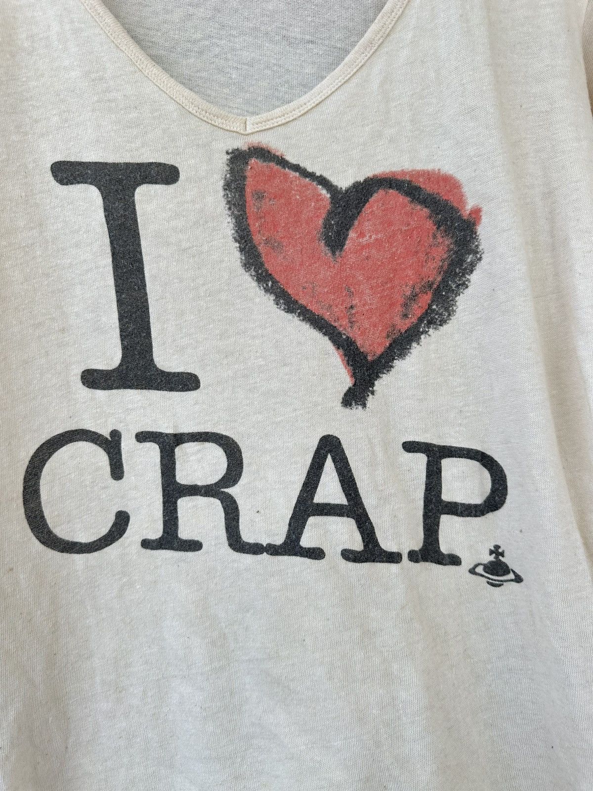 Vivienne Westwood Vivienne Westwood “I Love Crap” Tee Size M / US 6-8 / IT 42-44 - 2 Thumbnail
