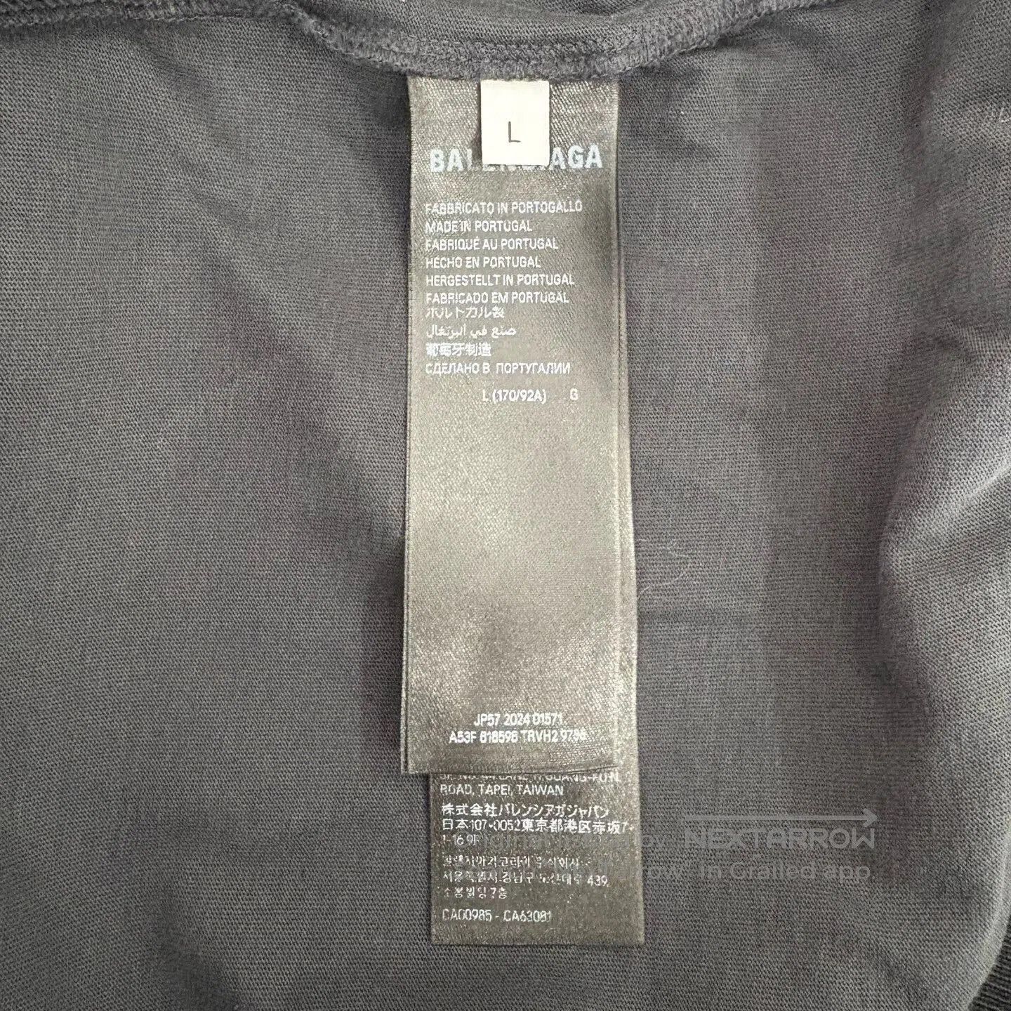 Balenciaga balenciaga distressed black hoodie size L. Size US L / EU 52-54 / 3 - 4 Thumbnail