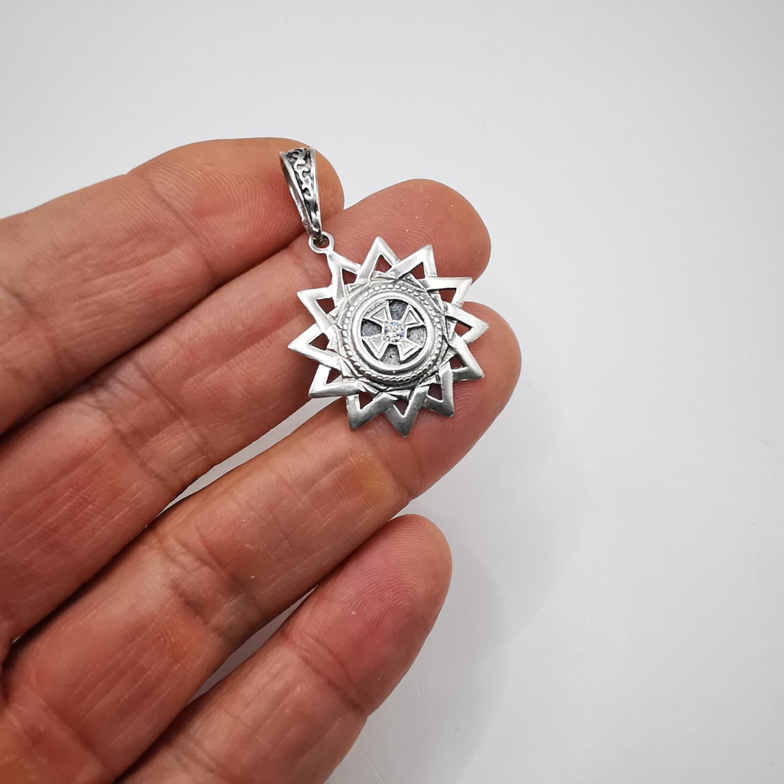 Sterling Silver Vintage Pendant Made of 925 silver,Handmade, 4,31g Size ONE SIZE - 5 Thumbnail