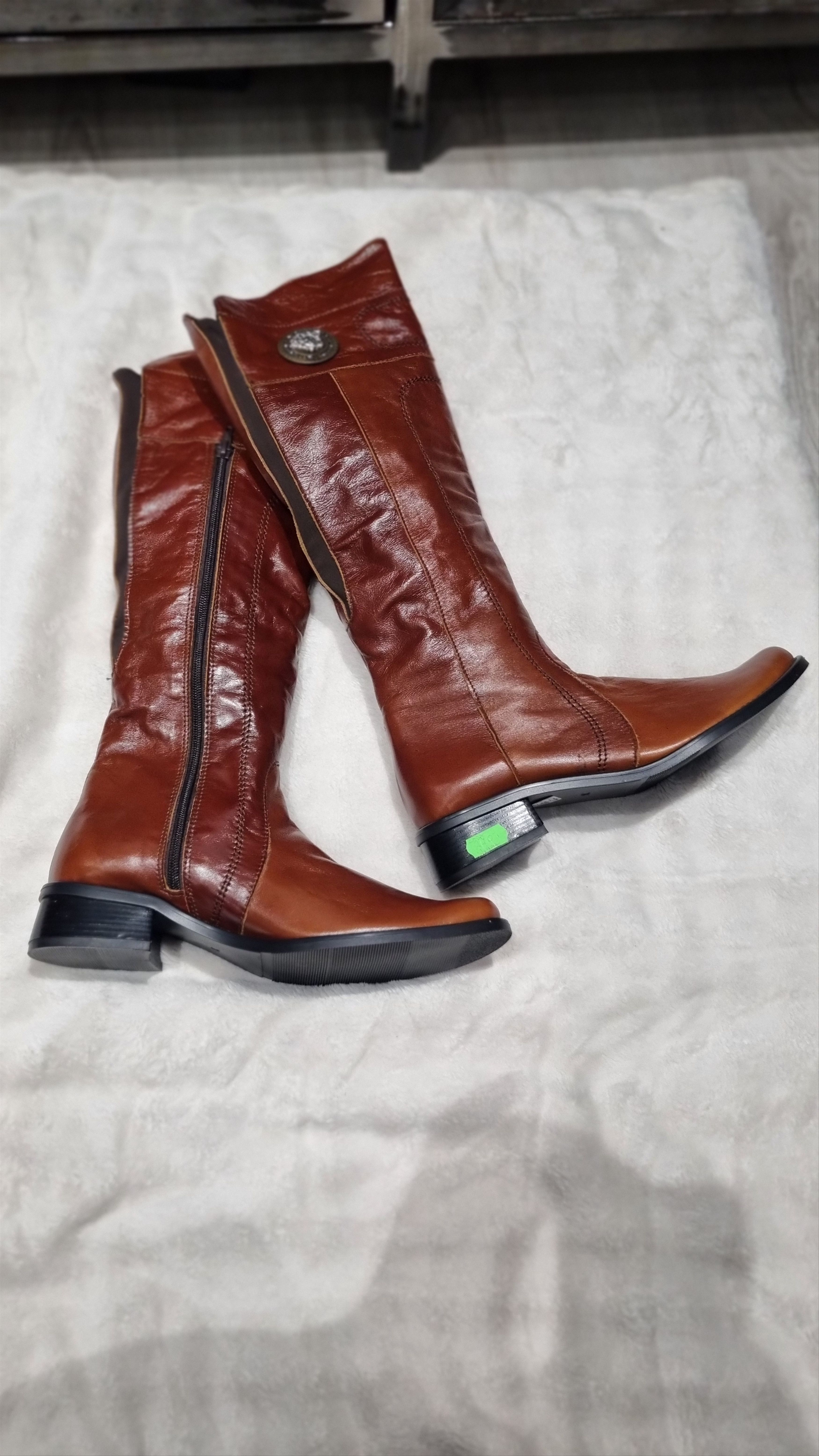 Other Vintage Bronze Cowboy Boots Size US 7.5 / IT 37.5 - 2 Thumbnail