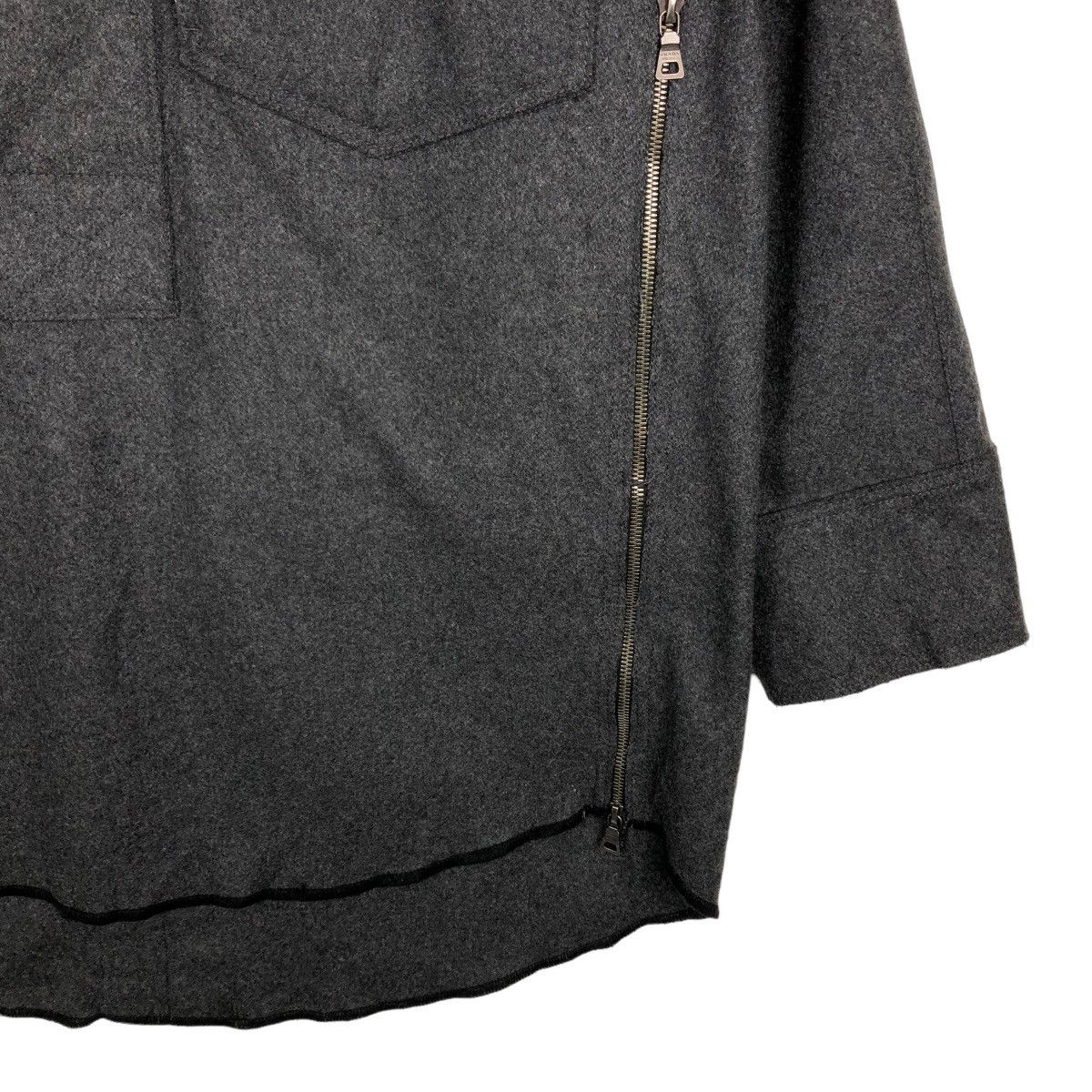 Prada 🔥 PRADA WOOL ANORAK ZIPPER HIGHCOLAR JACKET MADE IN ITALY Size US M / EU 48-50 / 2 - 7 Thumbnail
