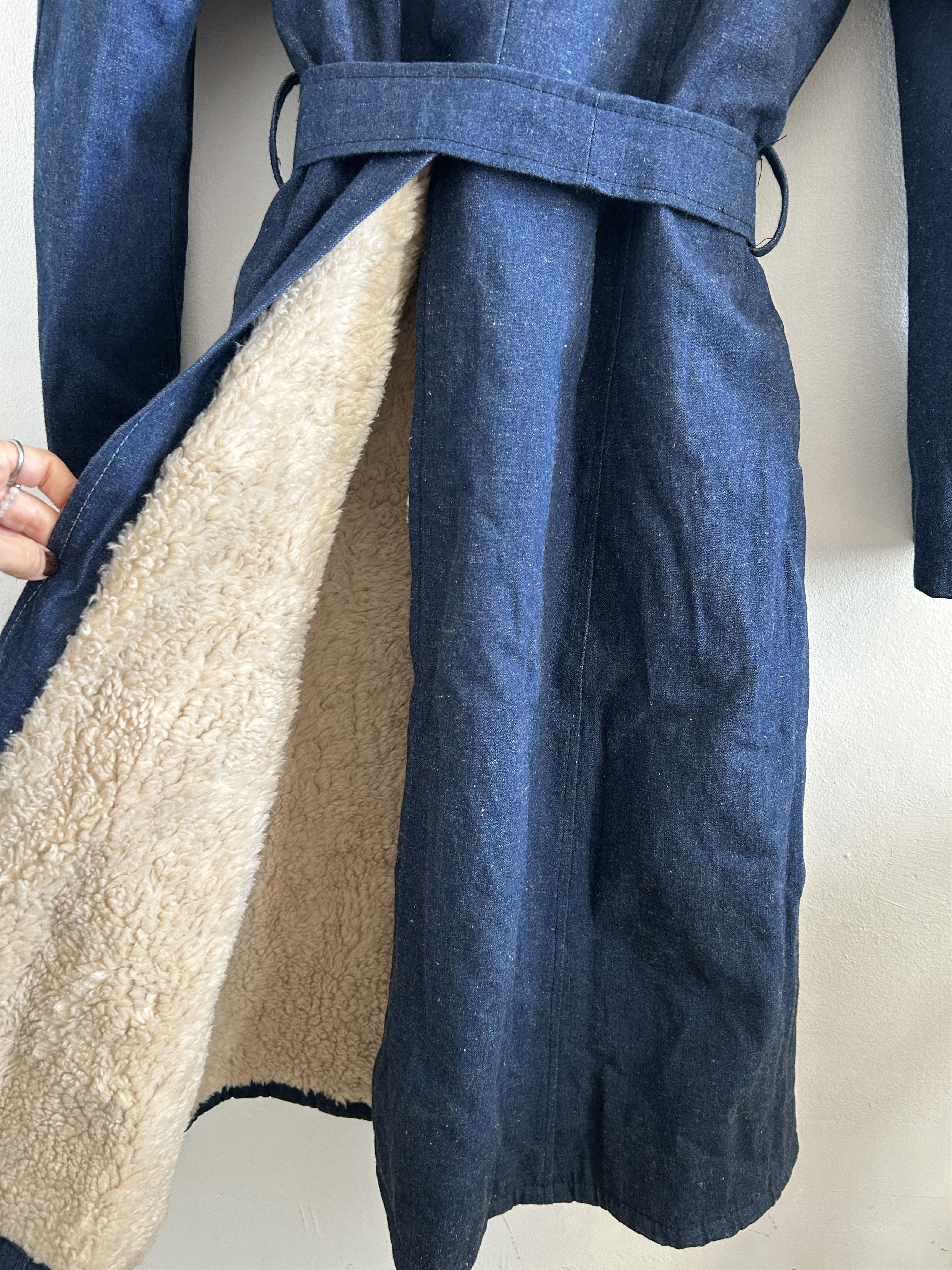 Vintage Vintage 70s Penny Lane Denim Coat Size S / US 4 / IT 40 - 13 Thumbnail