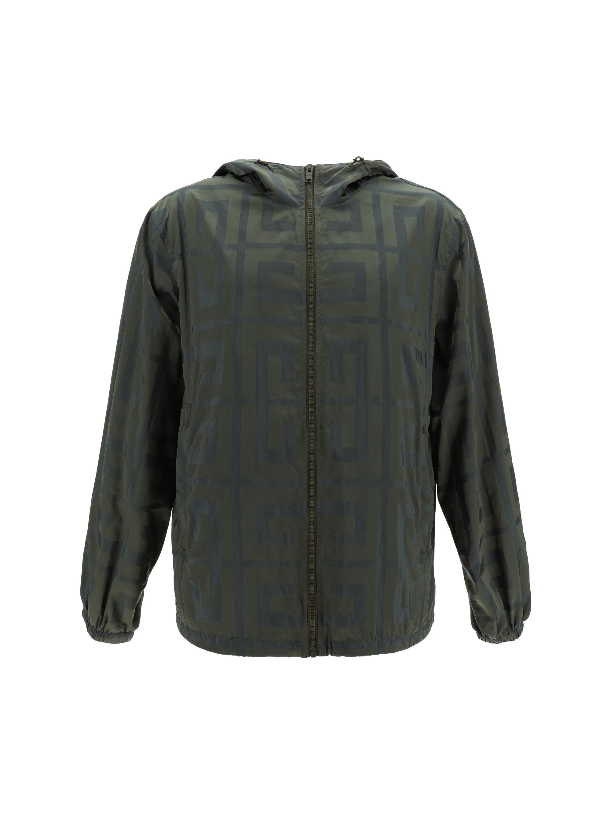 image of Givenchy Windbreaker Jacket in Green, Men's (Size Small)