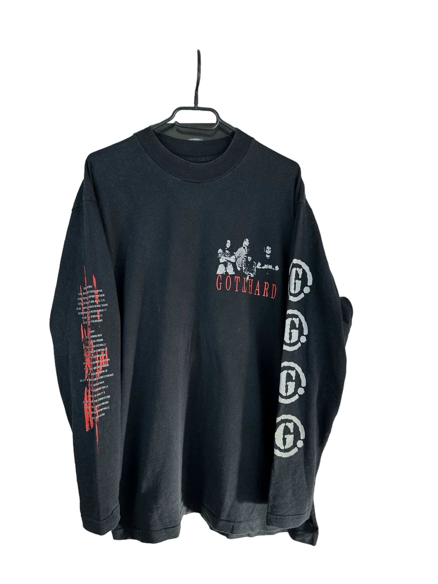Band Tees Vintage GOTTHARD Rare Shirt Long Sleeve One Life Band Tee Size US L / EU 52-54 / 3 - 3 Thumbnail