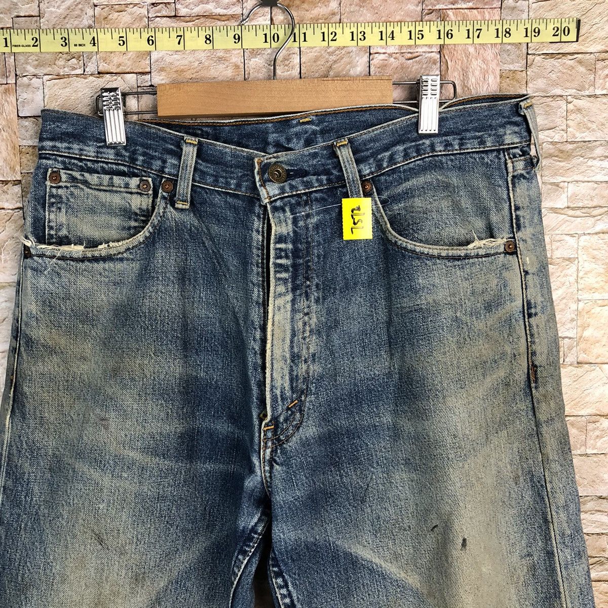Levi's 503 Levis Blue faded Denim Pants #7572 Size US 34 / EU 50 - 5 Thumbnail