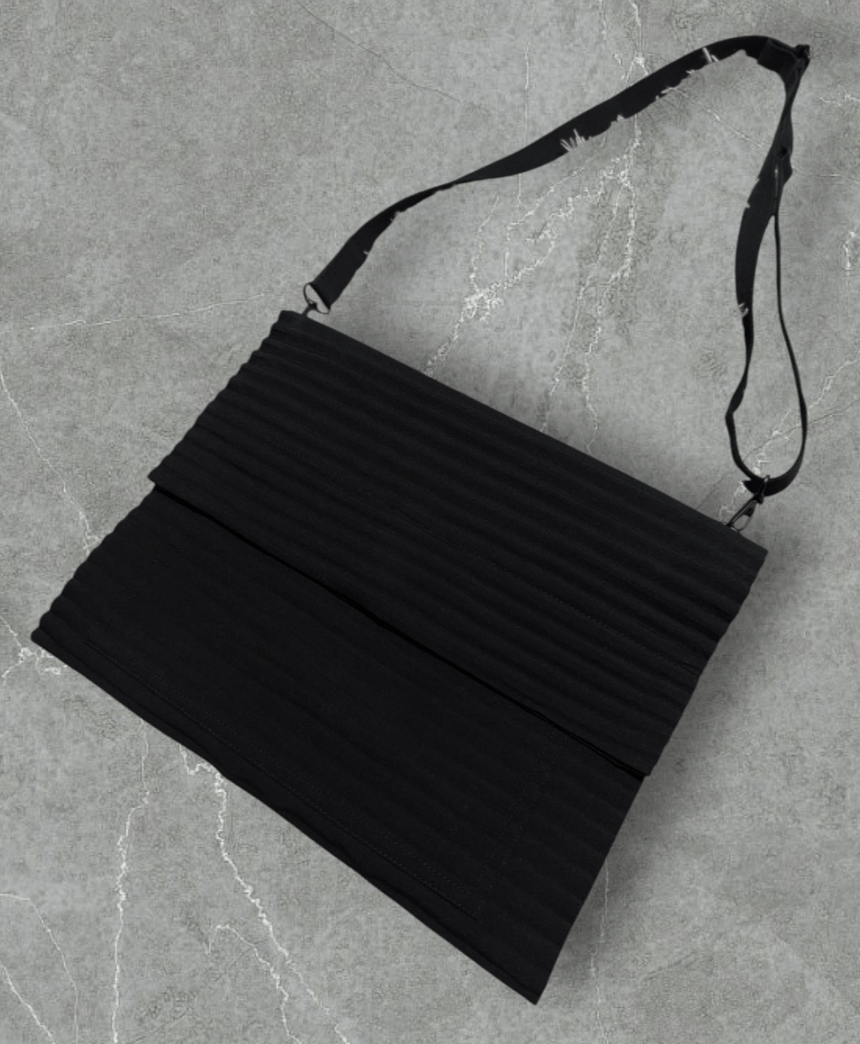 Homme Plisse Issey Miyake Homme Plisse Pleats Flat Shoulder Bag Size ONE SIZE - 2 Thumbnail