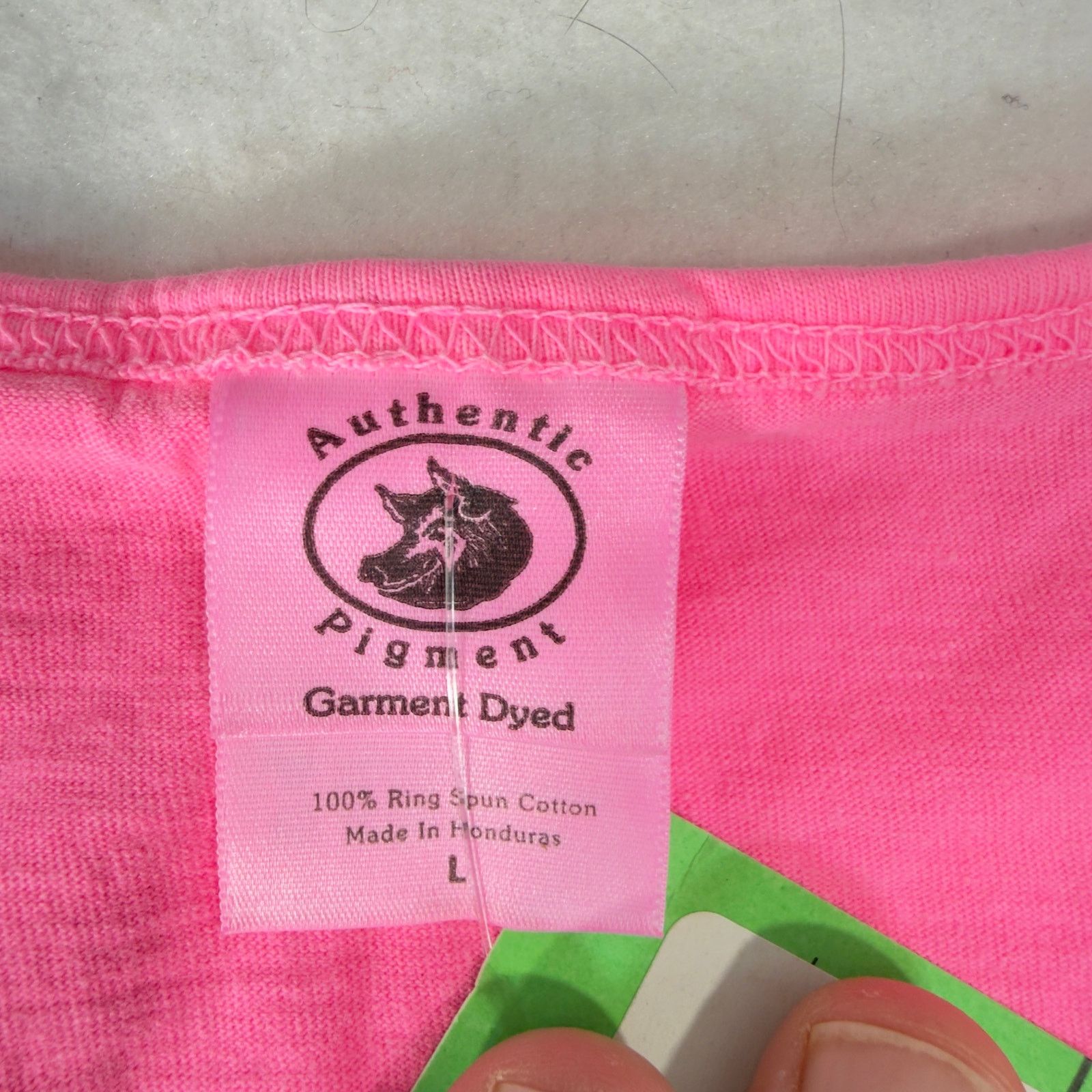 Authentic Pigment Authentic Pigments Tank Top Womans L Pink Cape May NJ Shore Size L / US 10 / IT 46 - 2 Thumbnail