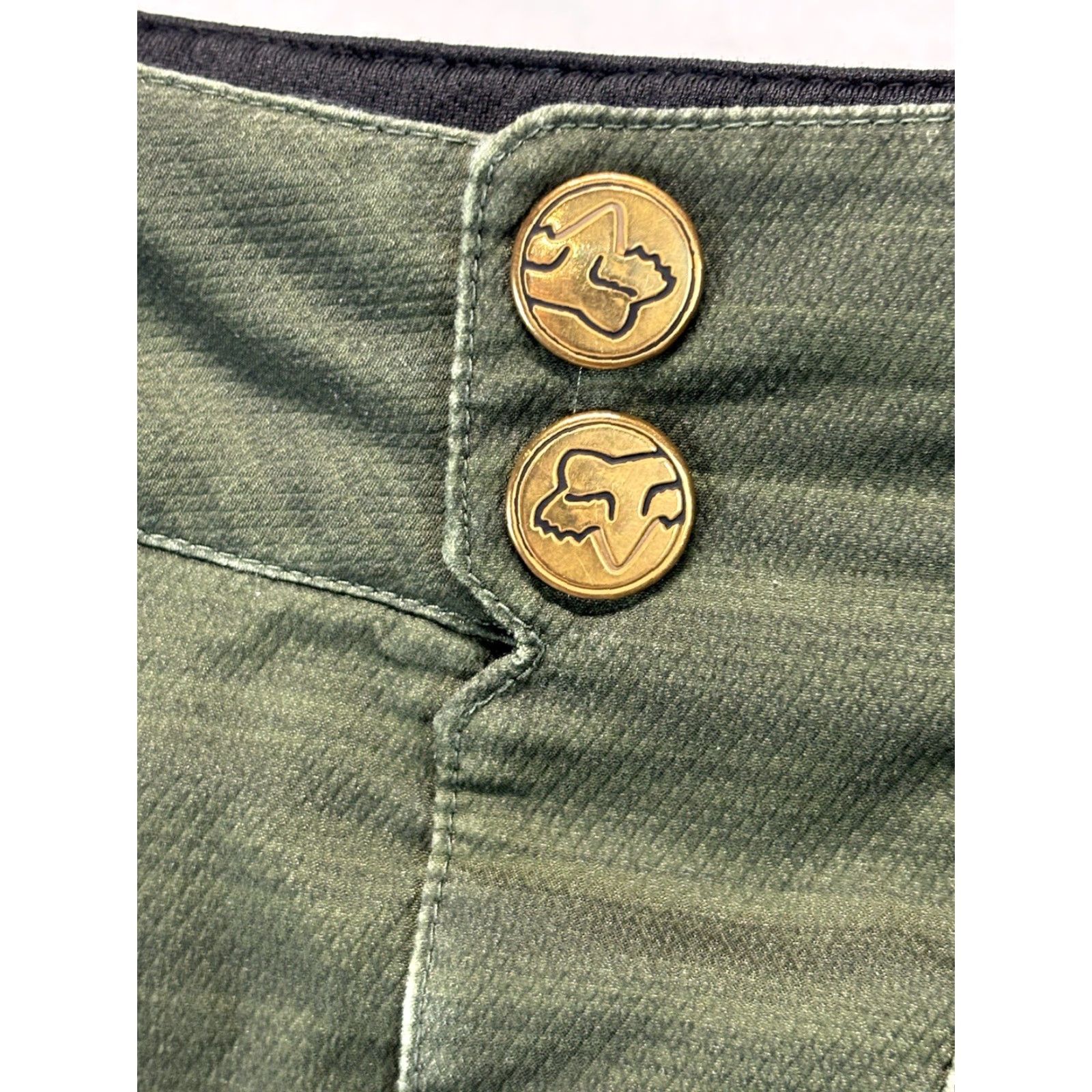 Fox Racing Fox Ranger Bike Cargo Shorts Green Polyester Spandex Sz 35 Stretch Read Size US 35 - 4 Thumbnail