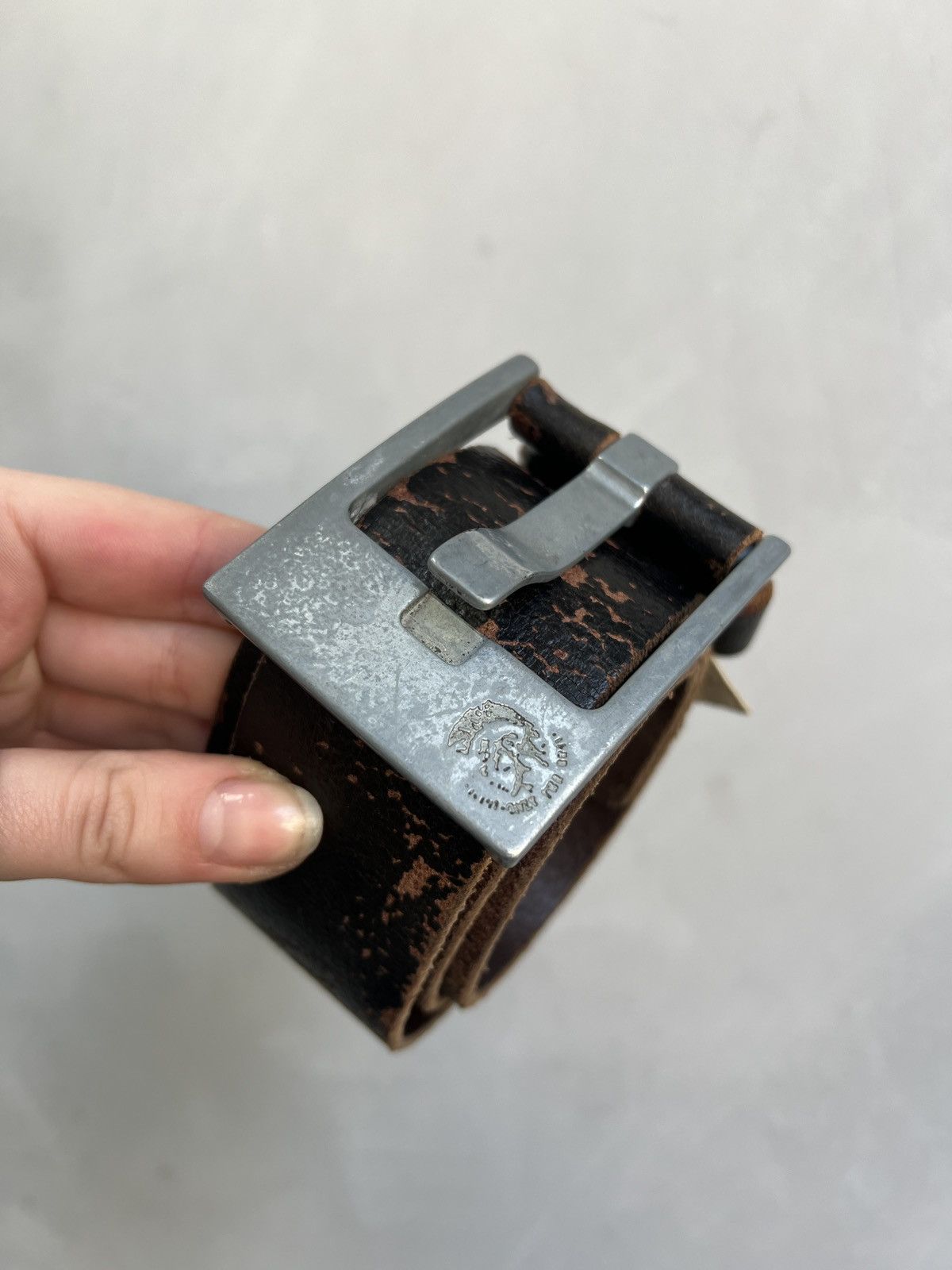 Diesel Leather Diesel avant garde gothic leather belt y2k Size ONE SIZE - 9 Thumbnail