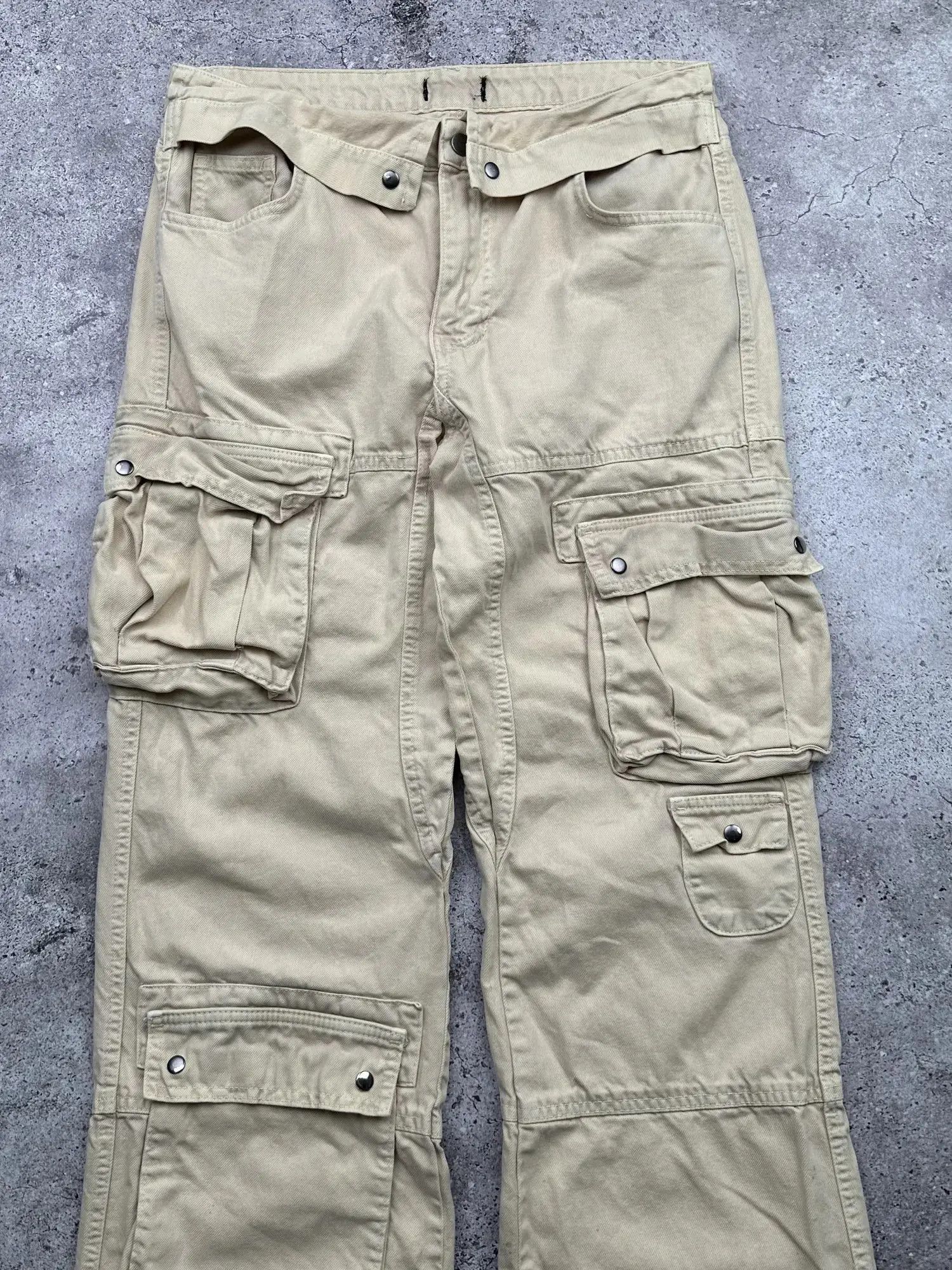 Japanese Brand Vintage Wide Cargo Pants C525(V531) Size US 32 / EU 48 - 2 Thumbnail
