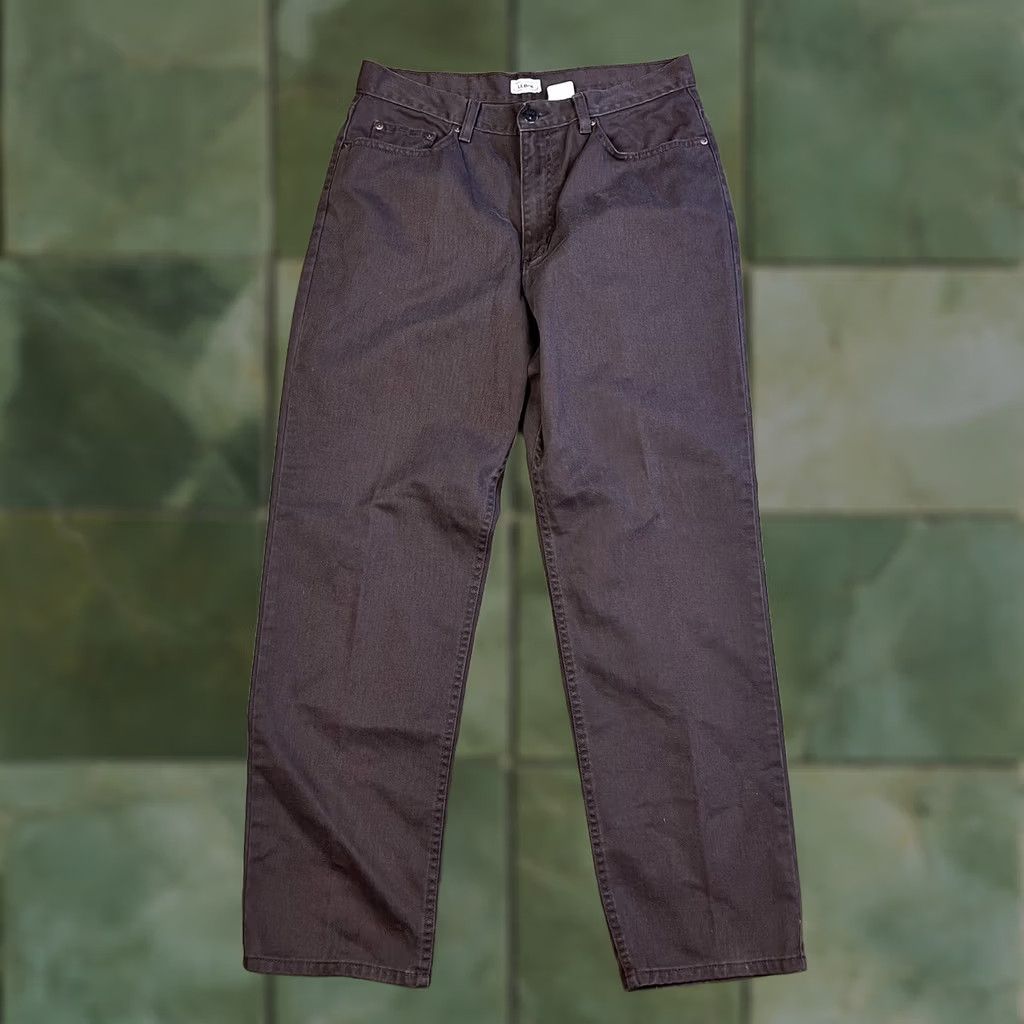 Vintage VINTAGE L.L.Bean Womens High Waist Mom Jeans 14 Regular 32x29 Brown Denim Pants Jeans Size 36" / US 14 / IT 50 - 1 Thumbnail