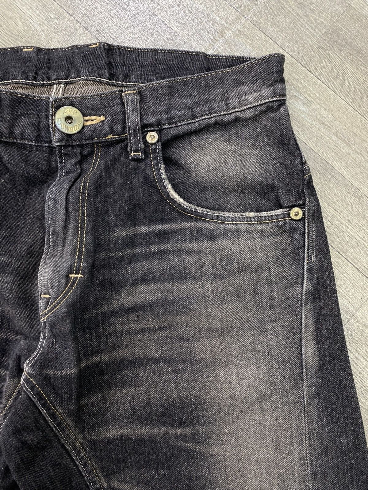 If Six Was Nine Vintage Lee Clawmark Faded Lgb Style Flared Jeans Y2K Size US 32 / EU 48 - 9 Thumbnail