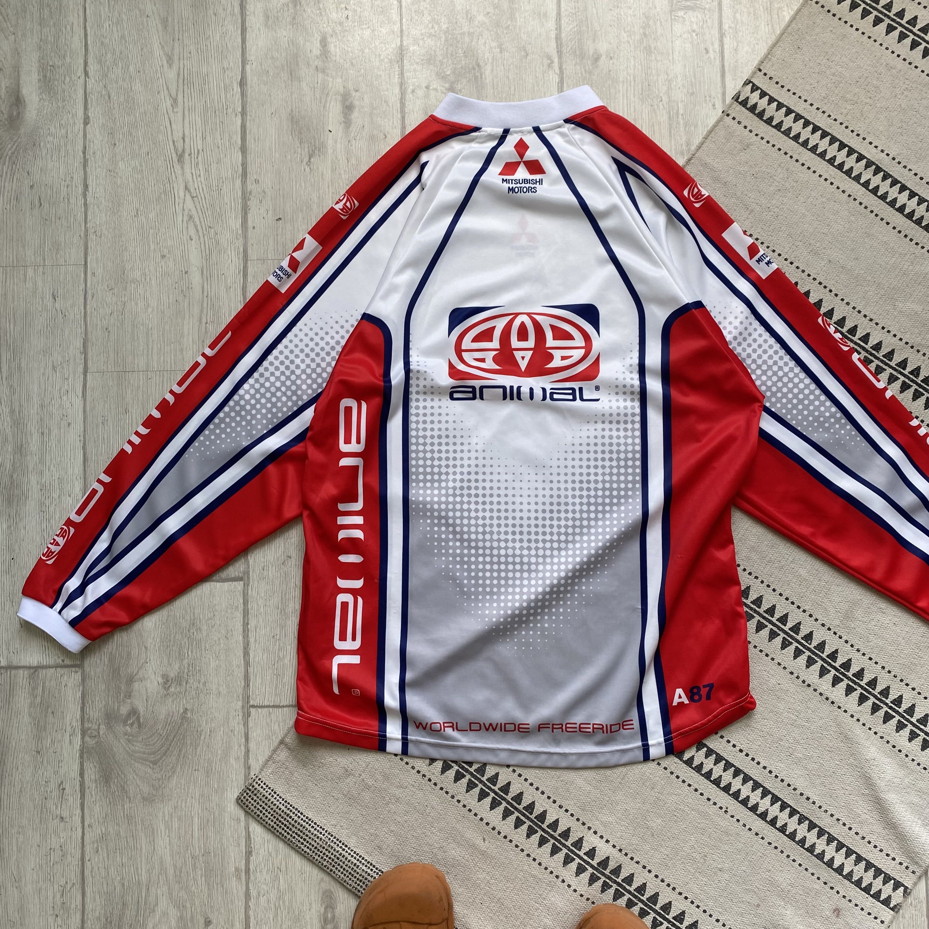Alpinestars 🏎️ Motocross Vintage Mitsubishi Racing jersey longsleeve Size US L / EU 52-54 / 3 - 10 Thumbnail