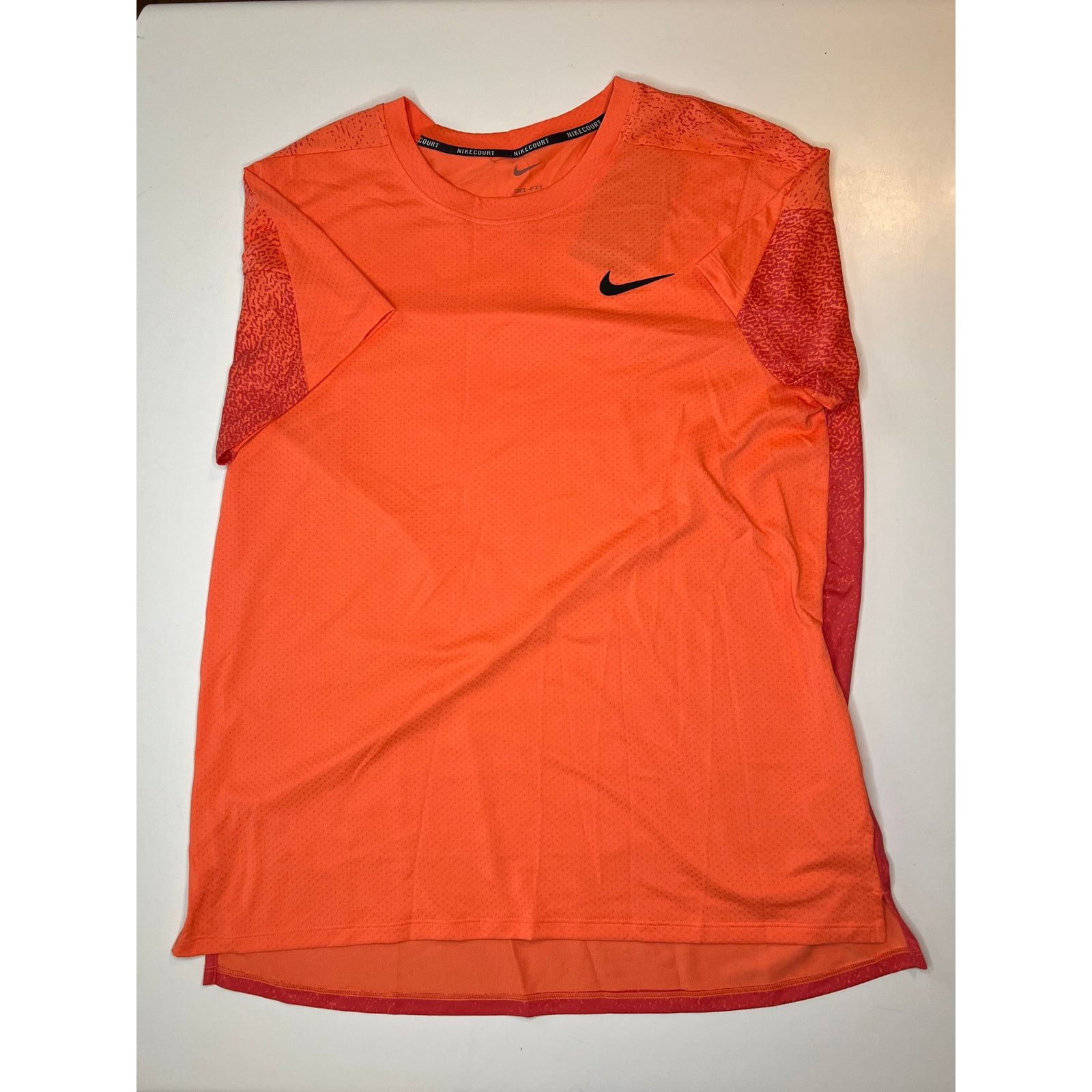 Nike Nike Court Slam Dri-Fit Tennis Shirt Mango Size Large Men's Size US L / EU 52-54 / 3 - 1 Thumbnail