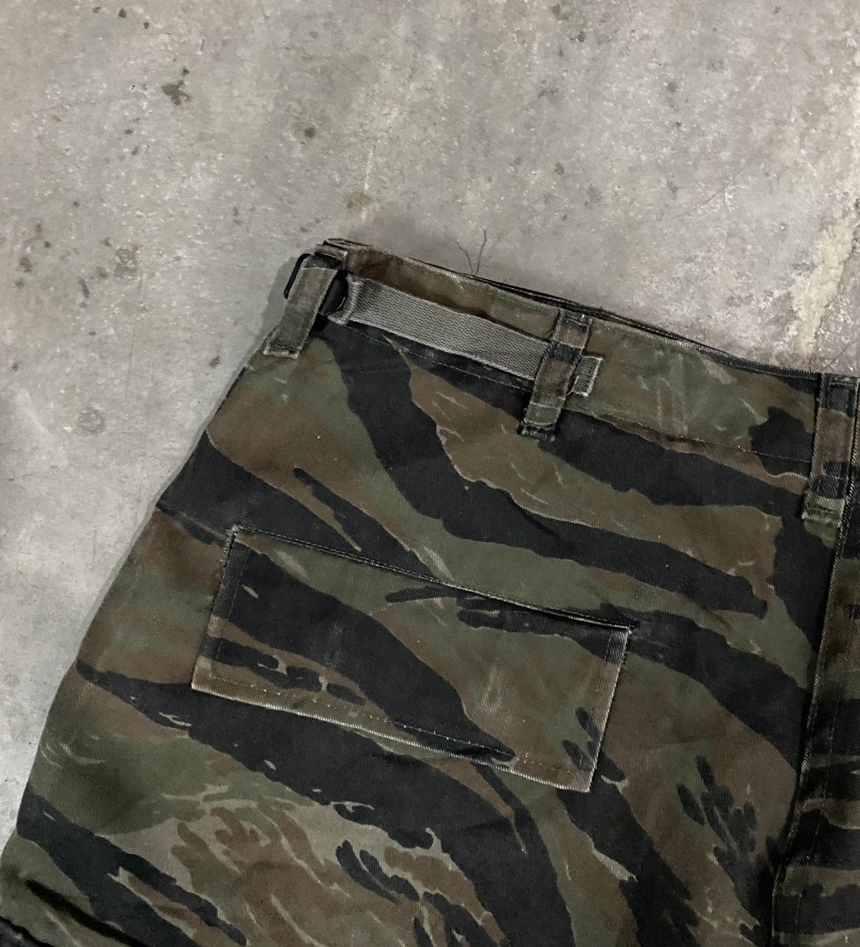 Mister Freedom × Other Vintage Tigers Stripe Shorts Size US 36 / EU 52 - 14 Thumbnail