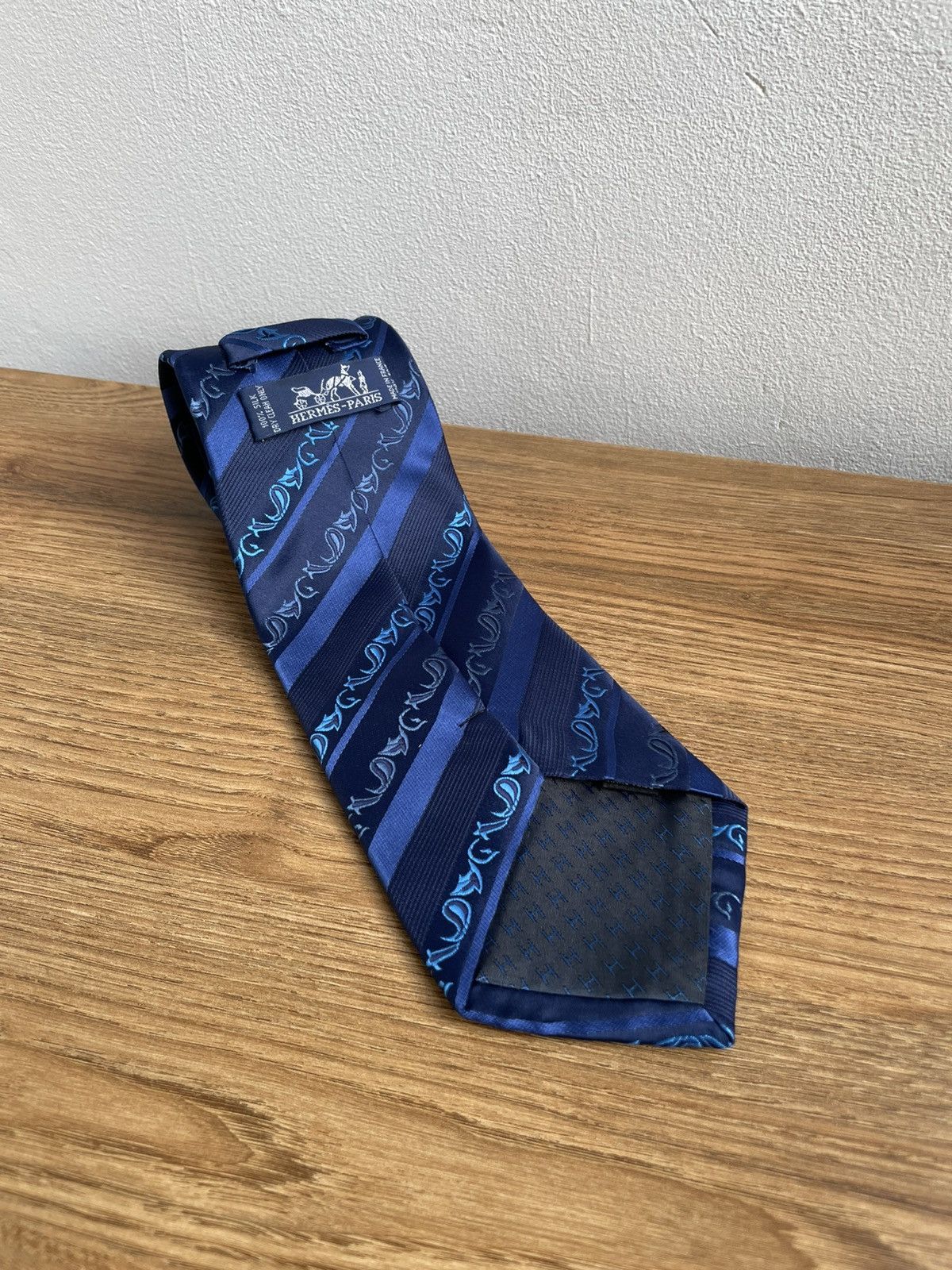 Hermes Hermes Silk Tie Size ONE SIZE - 3 Thumbnail