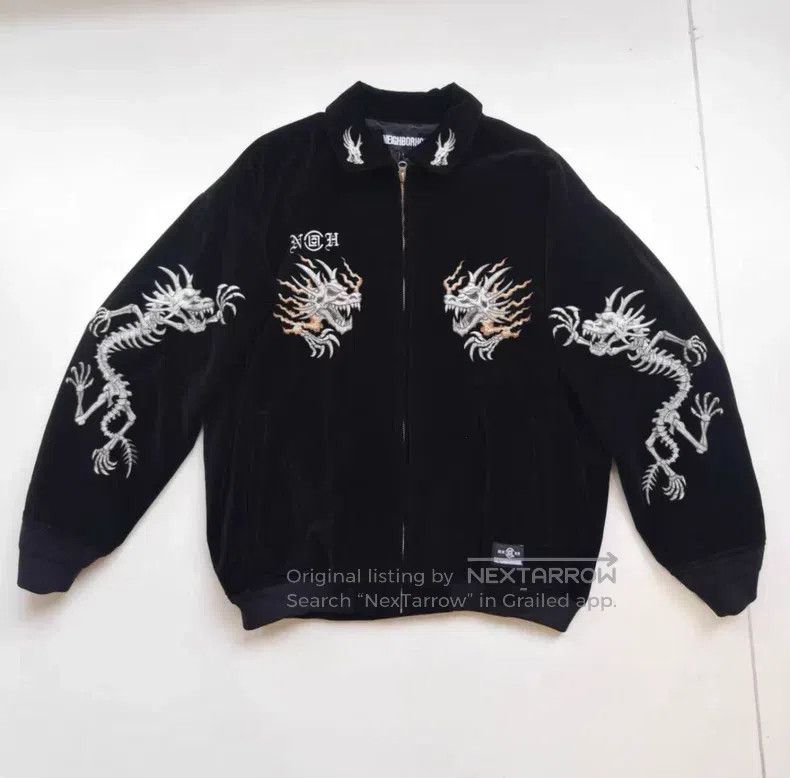 Neighborhood Neighborhood Velvet Embroidered Jacket Size US L / EU 52-54 / 3 - 1 Thumbnail
