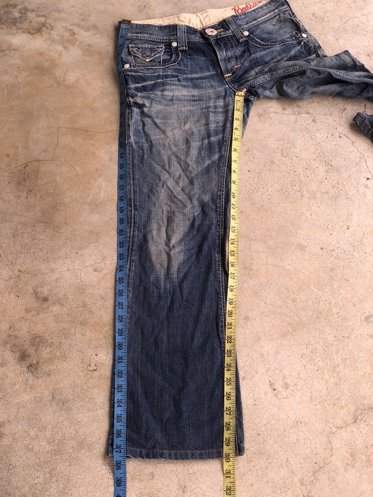Edwin × Japanese Brand 🔥EDWIN BLUE TRIP BOOTCUT DENIM JEANS Size US 31 - 16 Thumbnail