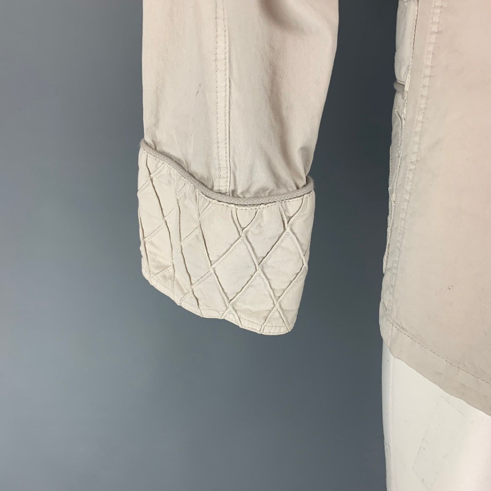 Viktor & Rolf VIKTOR & ROLF Size 36 Off White Cotton Single Button Jacket Size US S / EU 44-46 / 1 - 4 Thumbnail