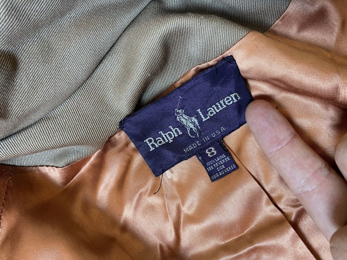 Polo Ralph Lauren Polo Ralph Lauren 80’s-90’s ILGWU Trench Coat Made in USA 8 Size M / US 6-8 / IT 42-44 - 4 Thumbnail