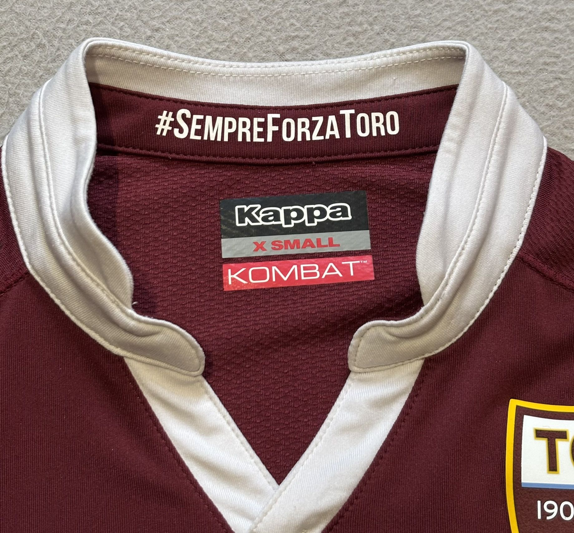 Kappa Torino FC 2015/2016 Kappa Football Jersey Size XS Size US XS / EU 42 / 0 - 18 Thumbnail
