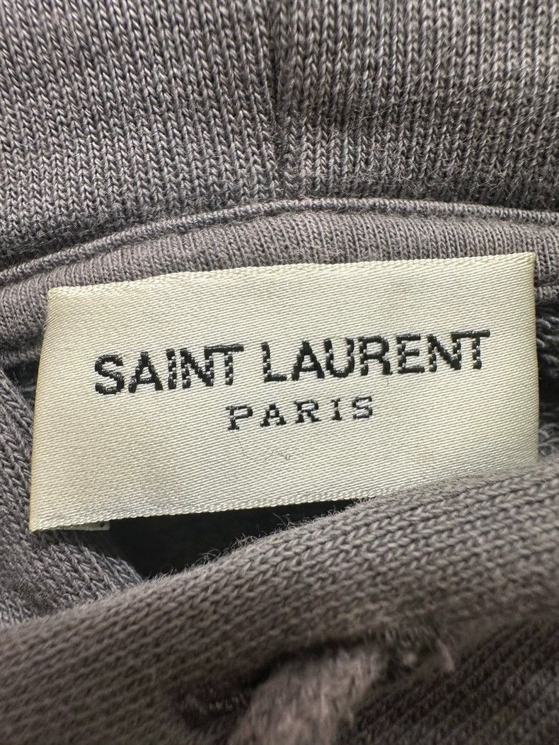 Saint Laurent Paris Saint Laurent Paris Coconut tree retro old hooded sweater Size US M / EU 48-50 / 2 - 2 Thumbnail
