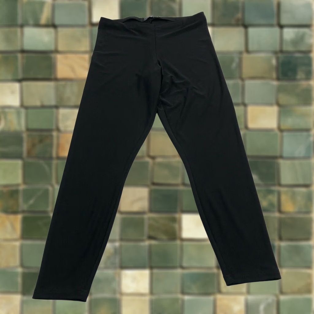 Vintage Sympli Pants Black 26W 24L Lounge Polyester Spandex Regular Women XS? No, 6 Tag EUC Pant Lounge Pants Black Regular Women Size 26" / US 2 / IT 38 - 1 Thumbnail