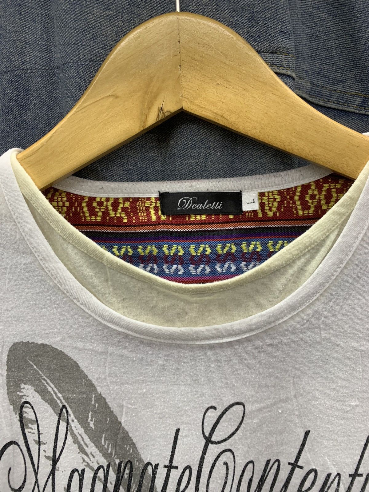 Hysteric Glamour × If Six Was Nine × Japanese Brand Dealetti double layers qoute style Size US M / EU 48-50 / 2 - 3 Thumbnail