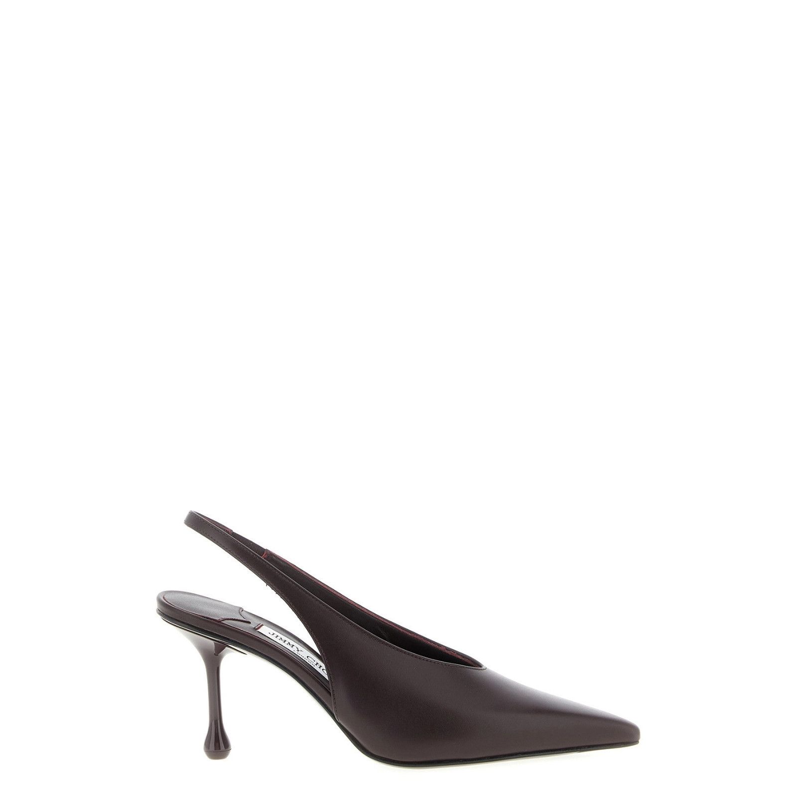 JIMMY CHOO Isa 80mm Bordeaux Pumps New (Women's size:9;)