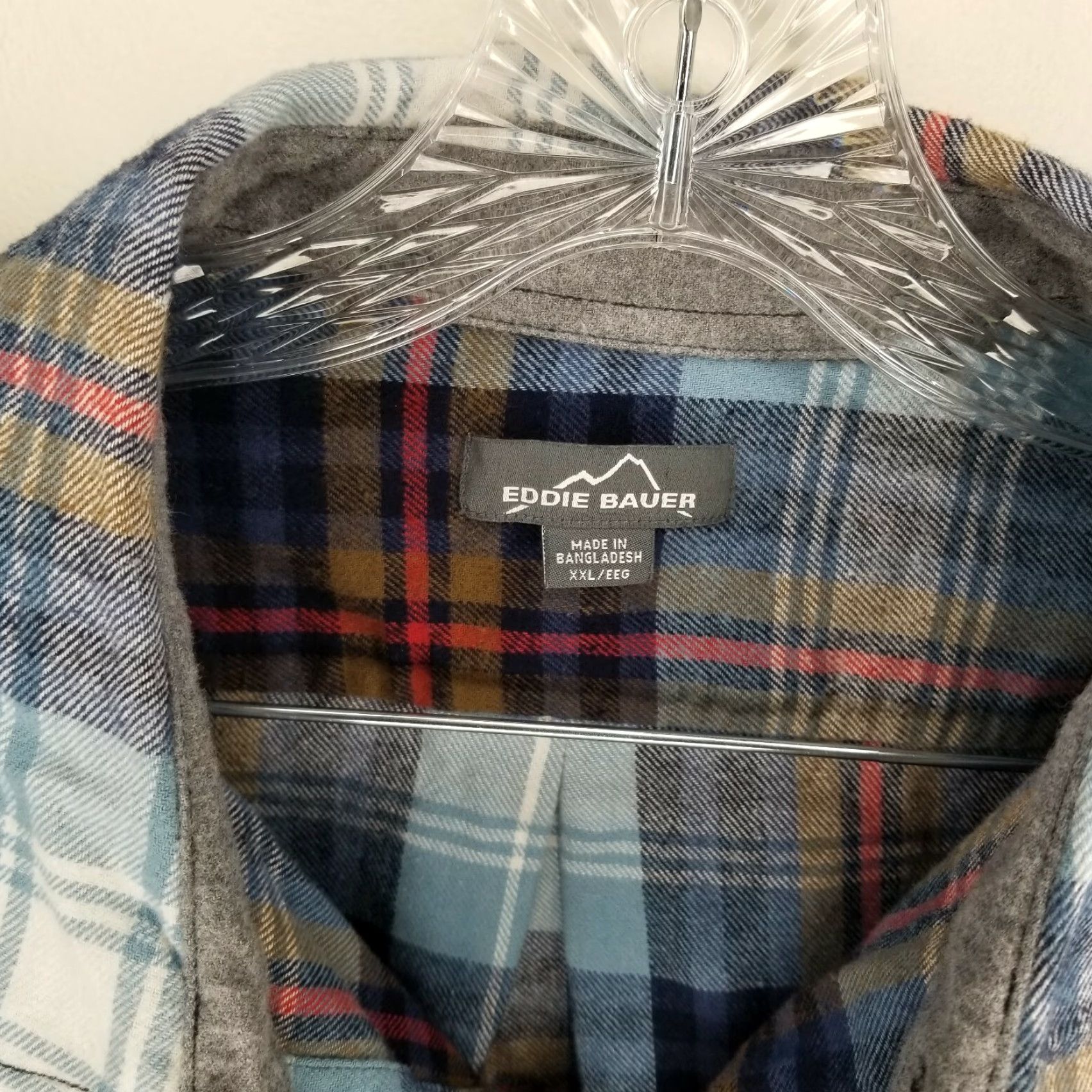 Eddie Bauer Eddie Bauer Shirt Men Clothes Plaid Flannel Button-Up 2XL Multicolor Long Sleeve Mens Size US XXL / EU 58 / 5 - 2 Thumbnail