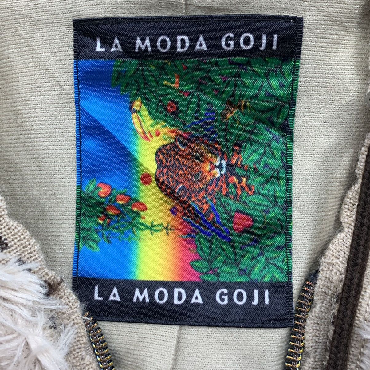 Japanese Brand Vintage Japan La Moda Goji Sherpa Zipper Jacket Size US M / EU 48-50 / 2 - 9 Thumbnail
