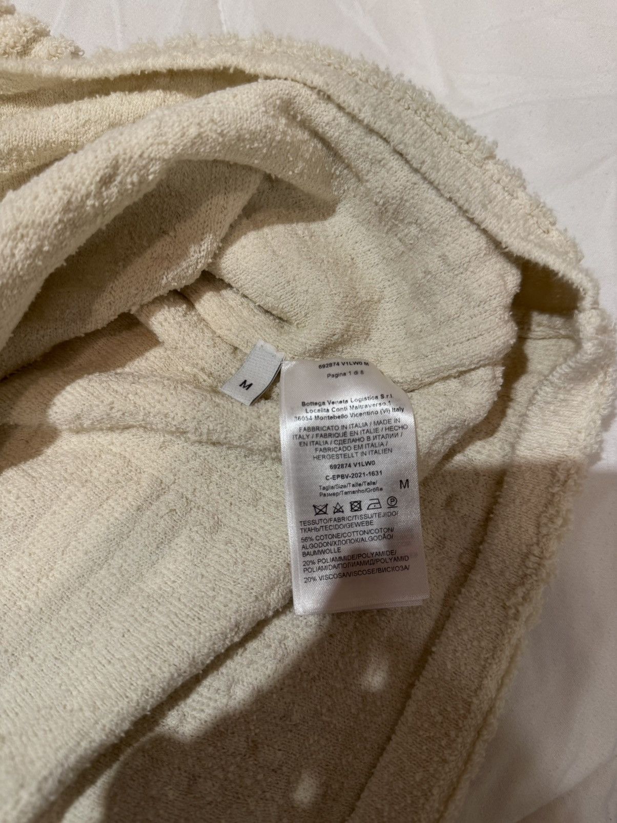 Bottega Veneta Bottega Veneta Intrecciato-Jacquard Terry Overshirt Size US M / EU 48-50 / 2 - 11 Thumbnail