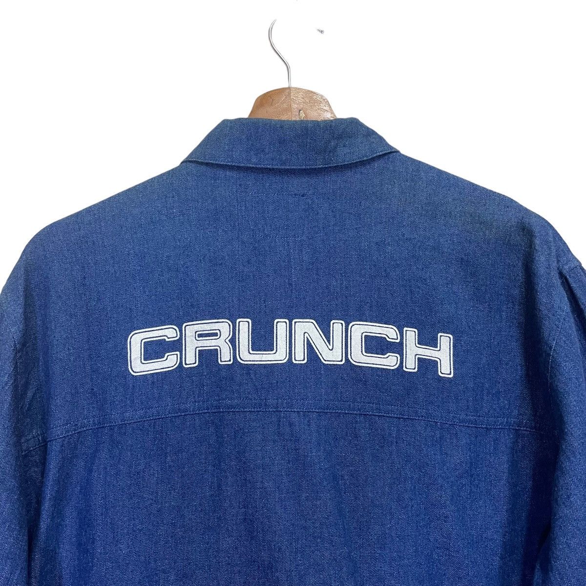 Japanese Brand VTG CRUNCH SKATERBOARDS DENIM JACKET Size S / US 4 / IT 40 - 9 Thumbnail