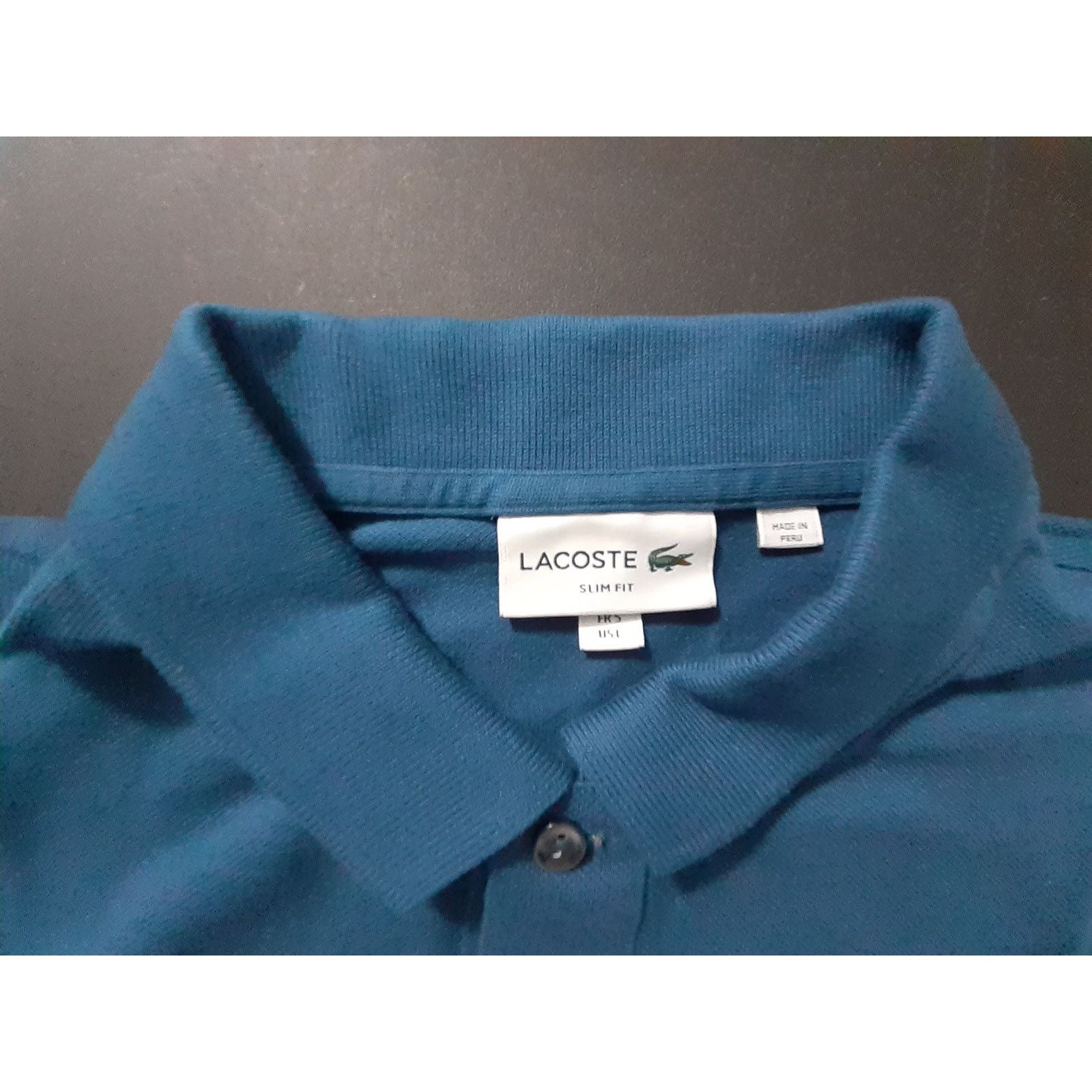 Lacoste Lacoste Mens Men's Short Sleeve Classic Pique Polo Blue L Size US L / EU 52-54 / 3 - 2 Thumbnail