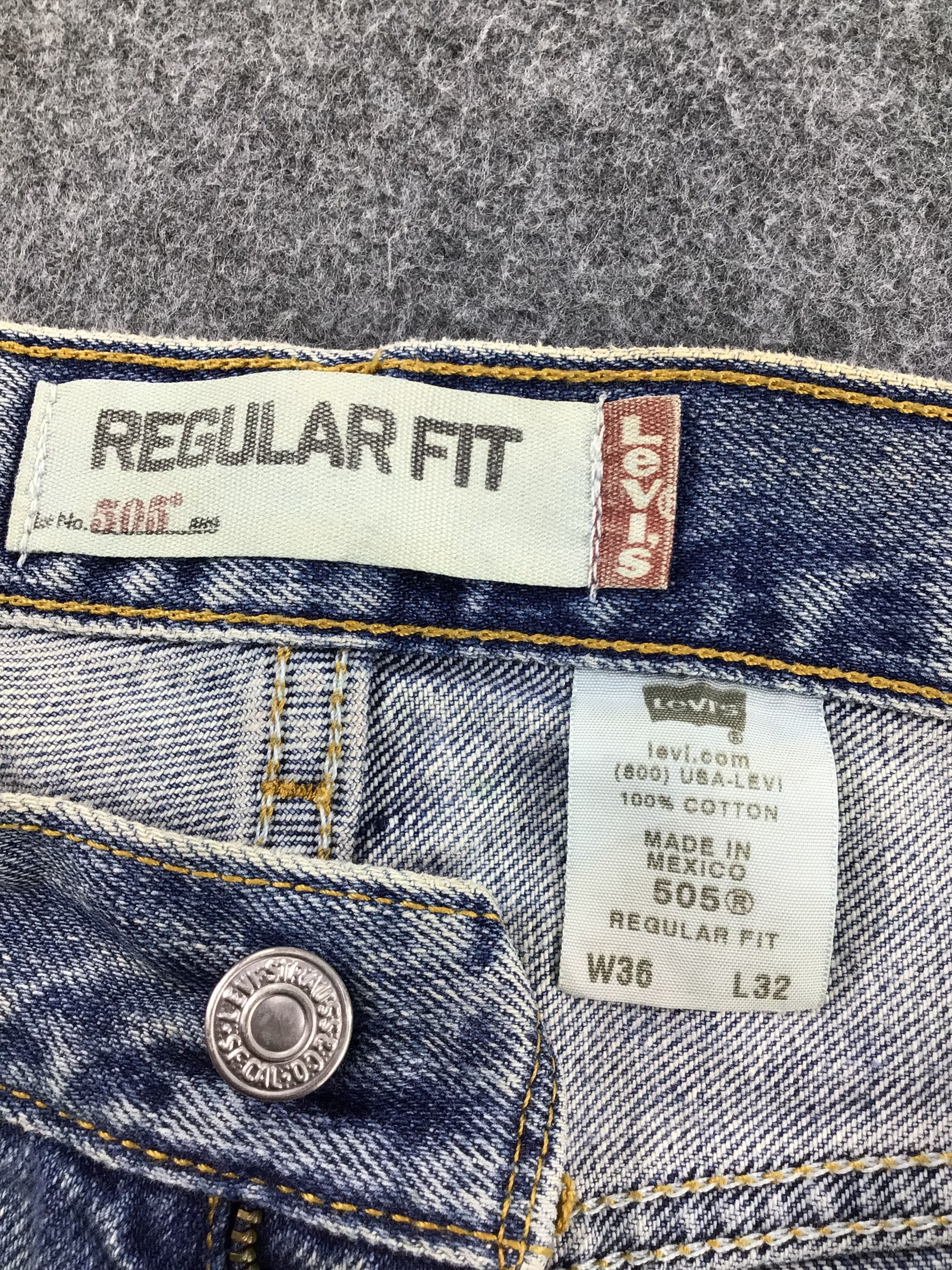 Levi's Vintage Levis 505 Jeans-J907 Size US 35 - 10 Thumbnail