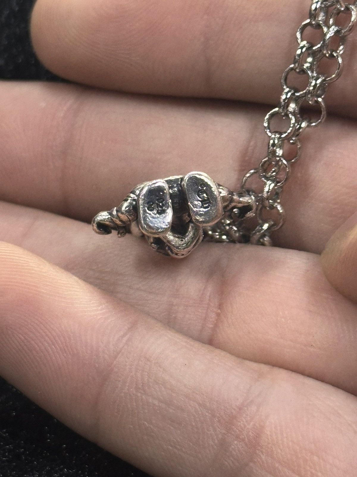 CHROME HEARTS FOTI HARRIS TEETER ZIPPER PENDENT